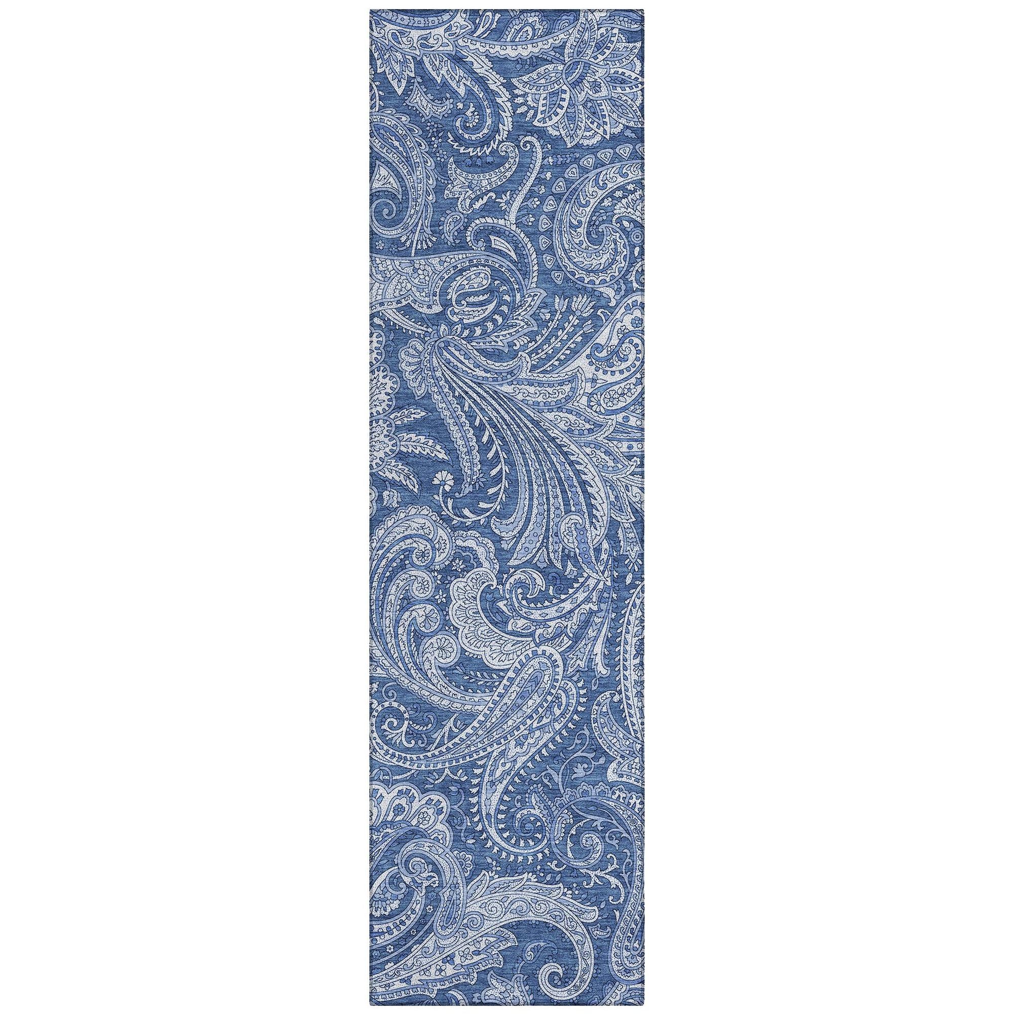 Machine Made ACN654 Navy Blue Rugs #color_navy blue