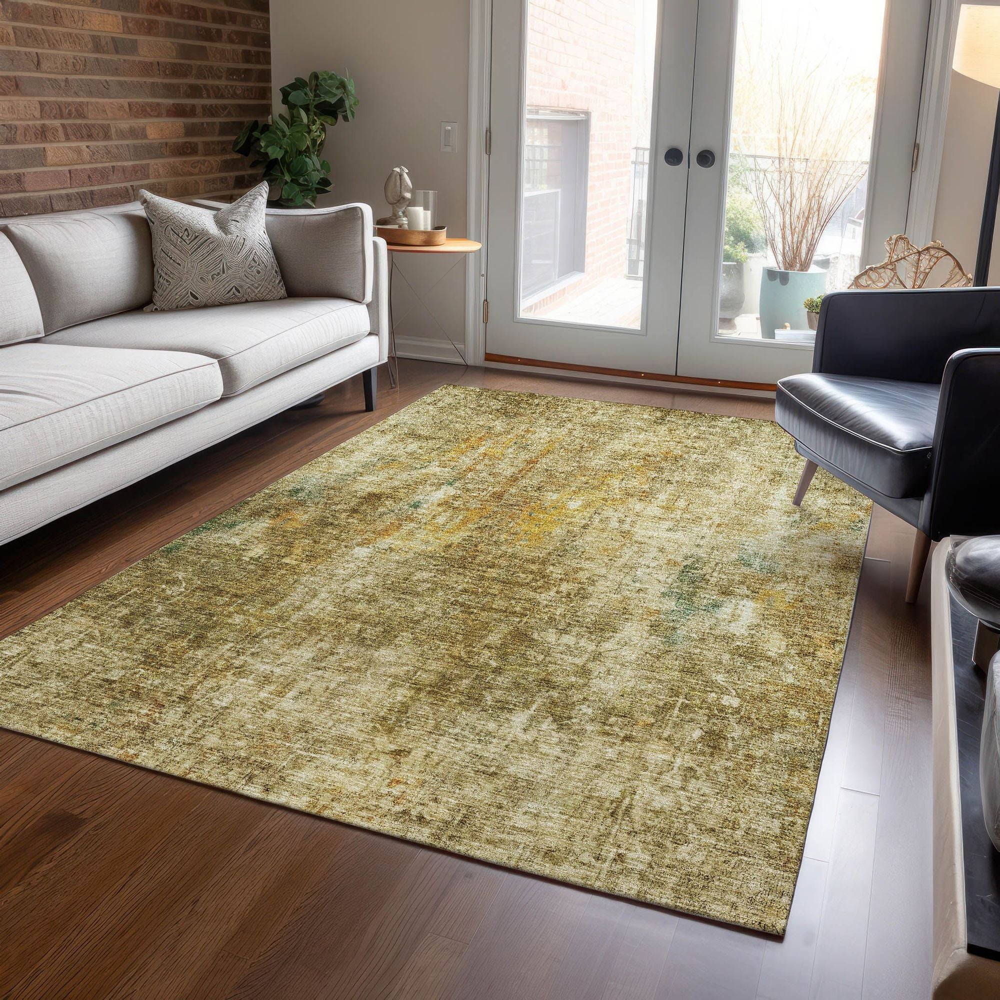 Machine Made ACN655 Brown  Rugs #color_brown 