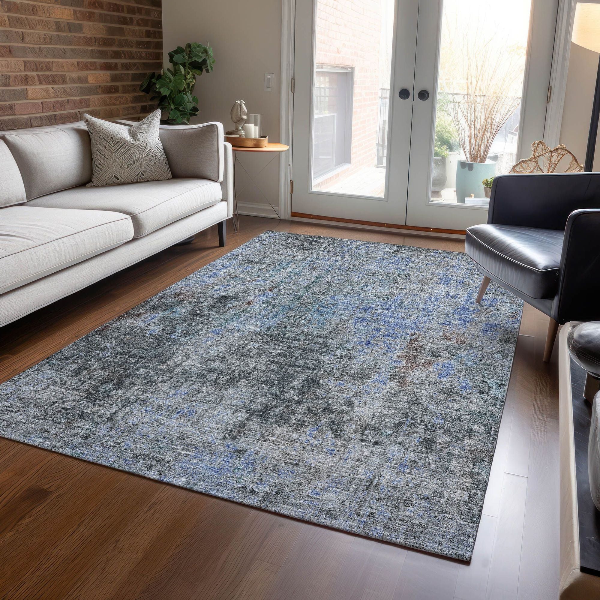 Machine Made ACN655 Gray  Rugs #color_gray 