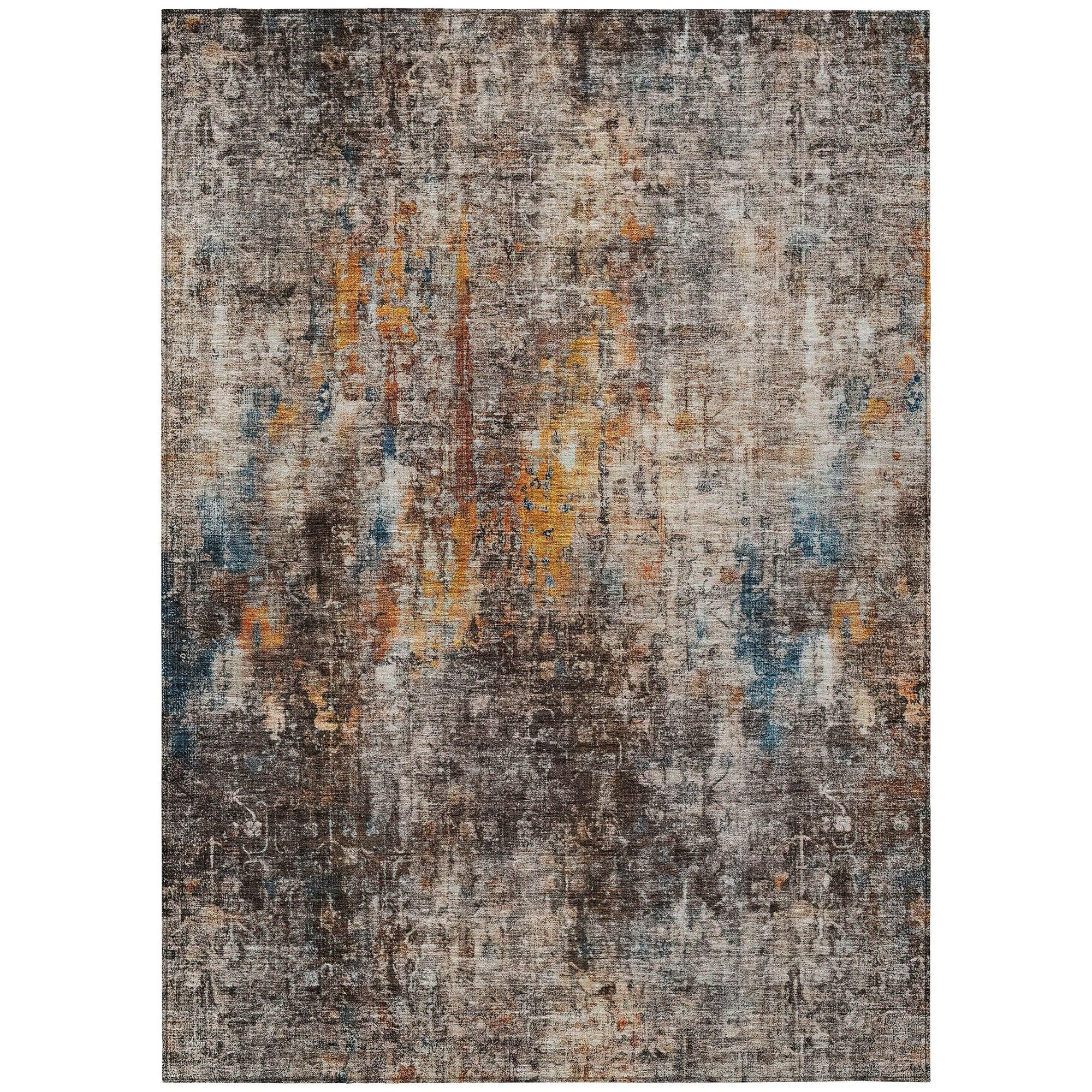 Machine Made ACN655 Taupe Brown Rugs #color_taupe brown