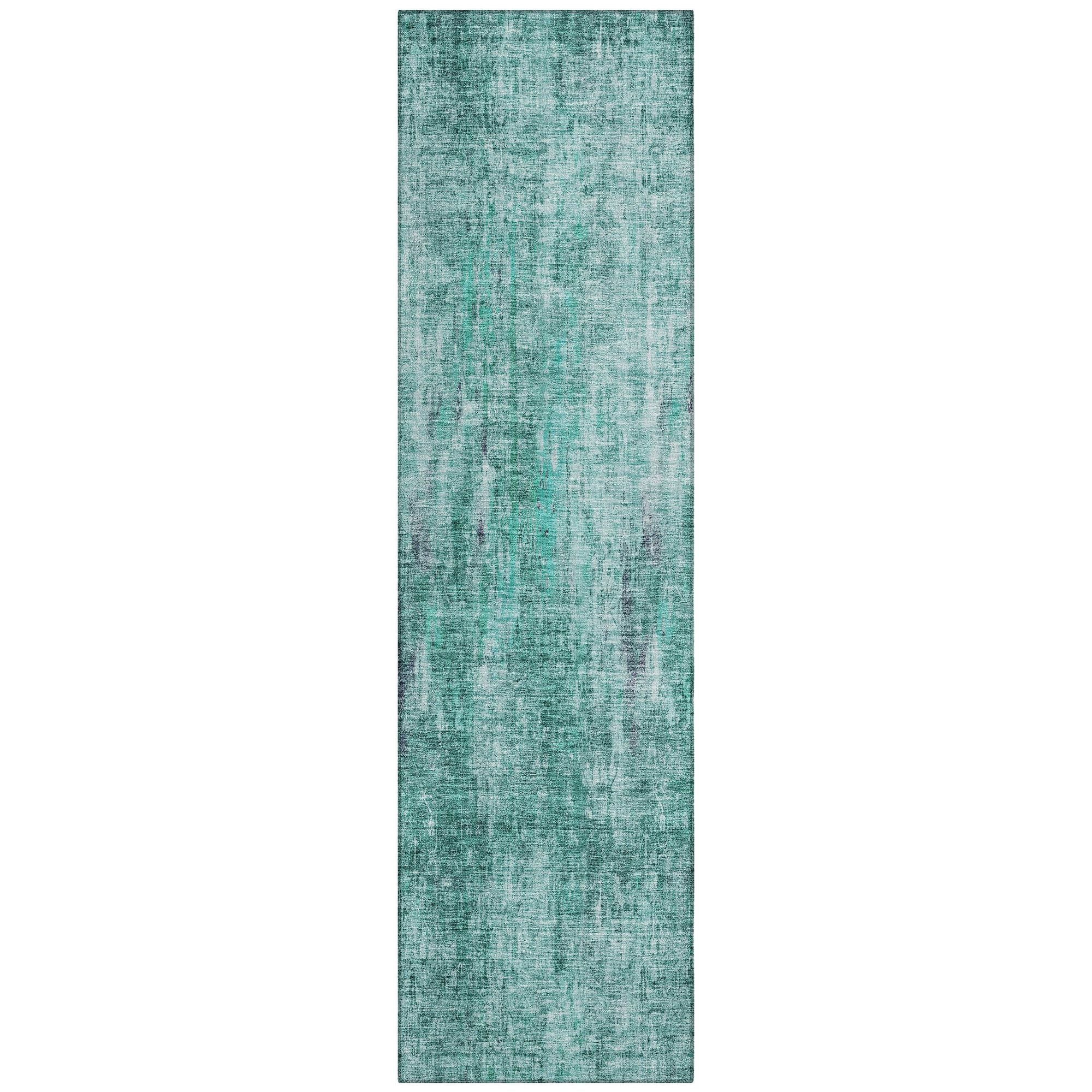 Machine Made ACN655 Teal  Rugs #color_teal 