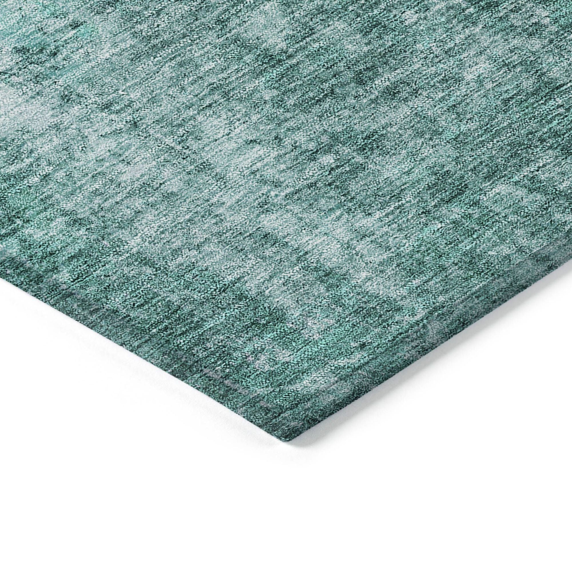 Machine Made ACN655 Teal  Rugs #color_teal 