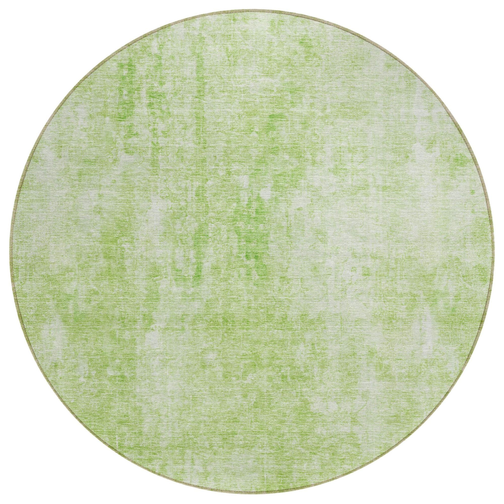 Machine Made ACN656 Aloe Green Rugs #color_aloe green