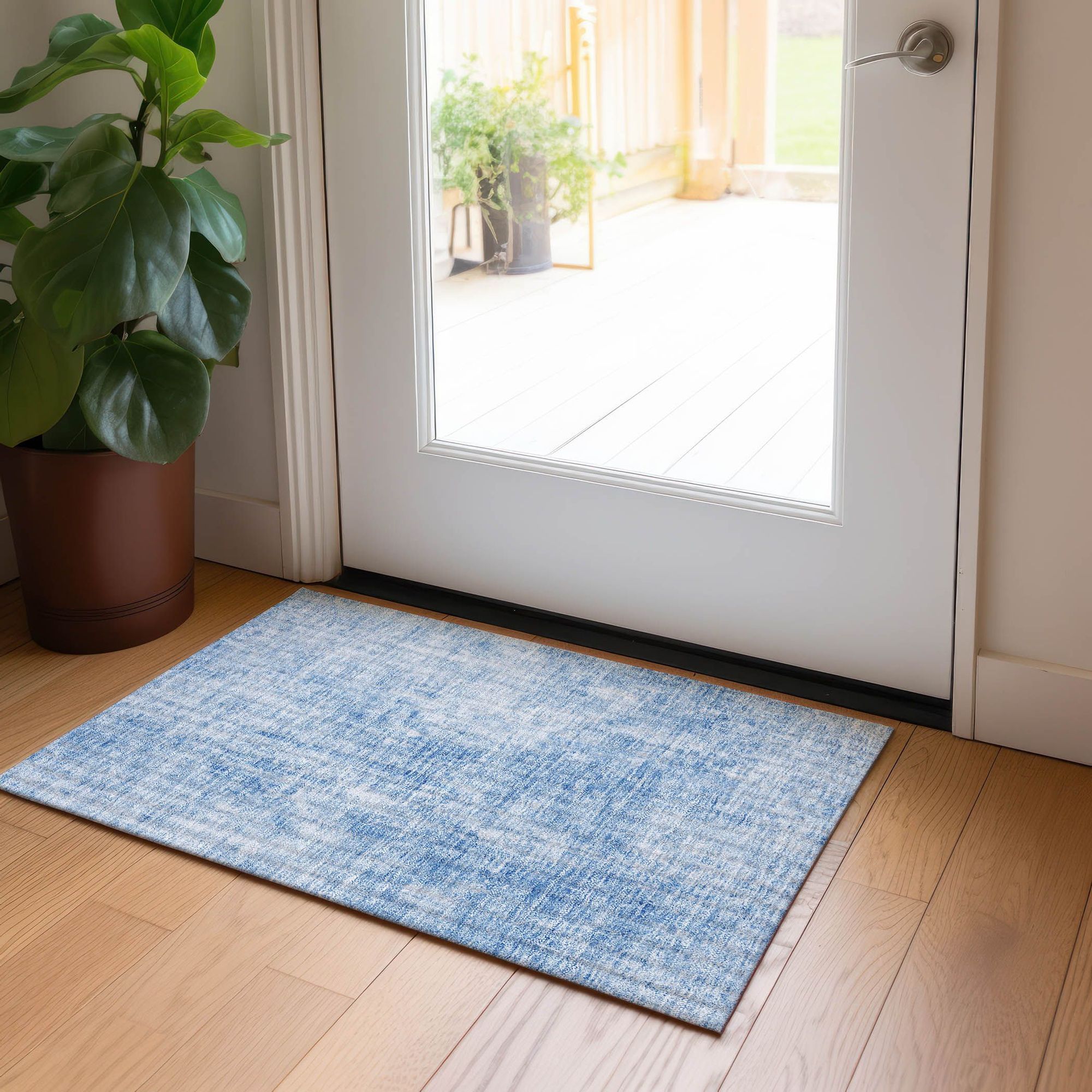 Machine Made ACN656 Blue  Rugs #color_blue 