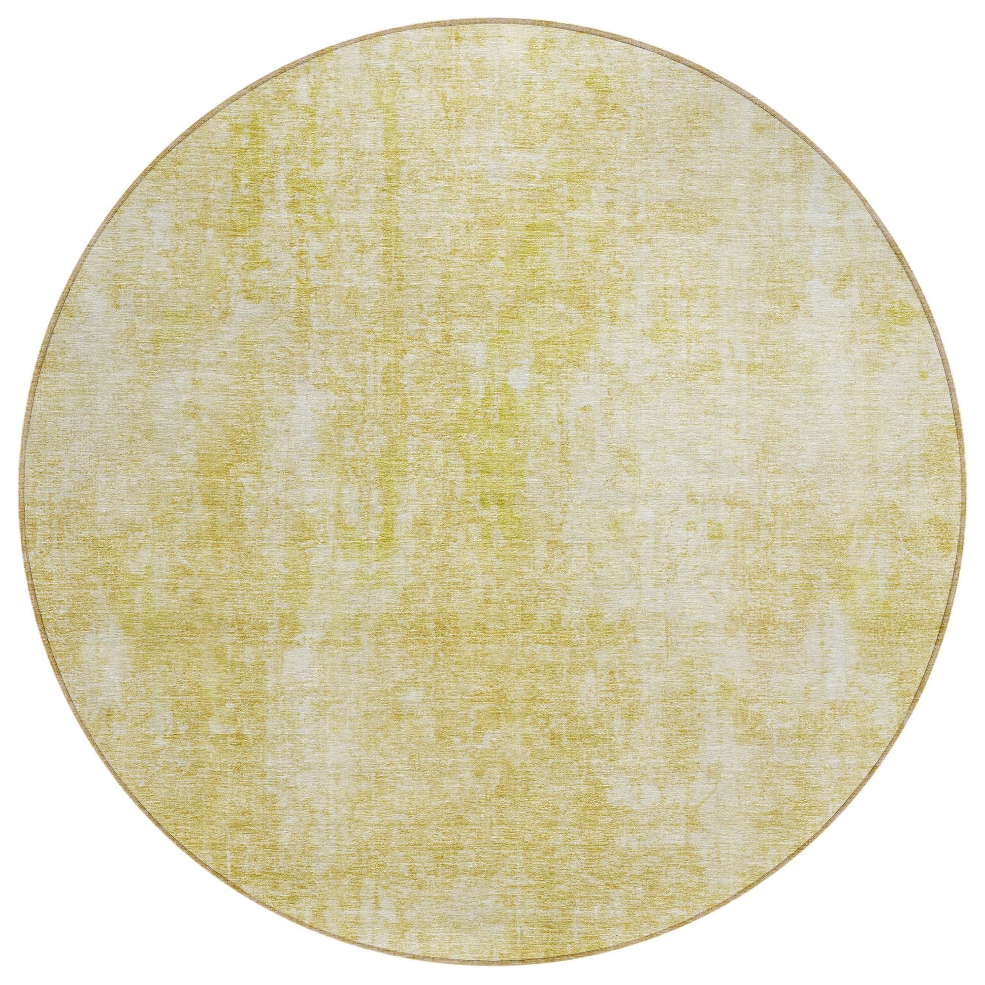 Machine Made ACN656 Gold  Rugs #color_gold 