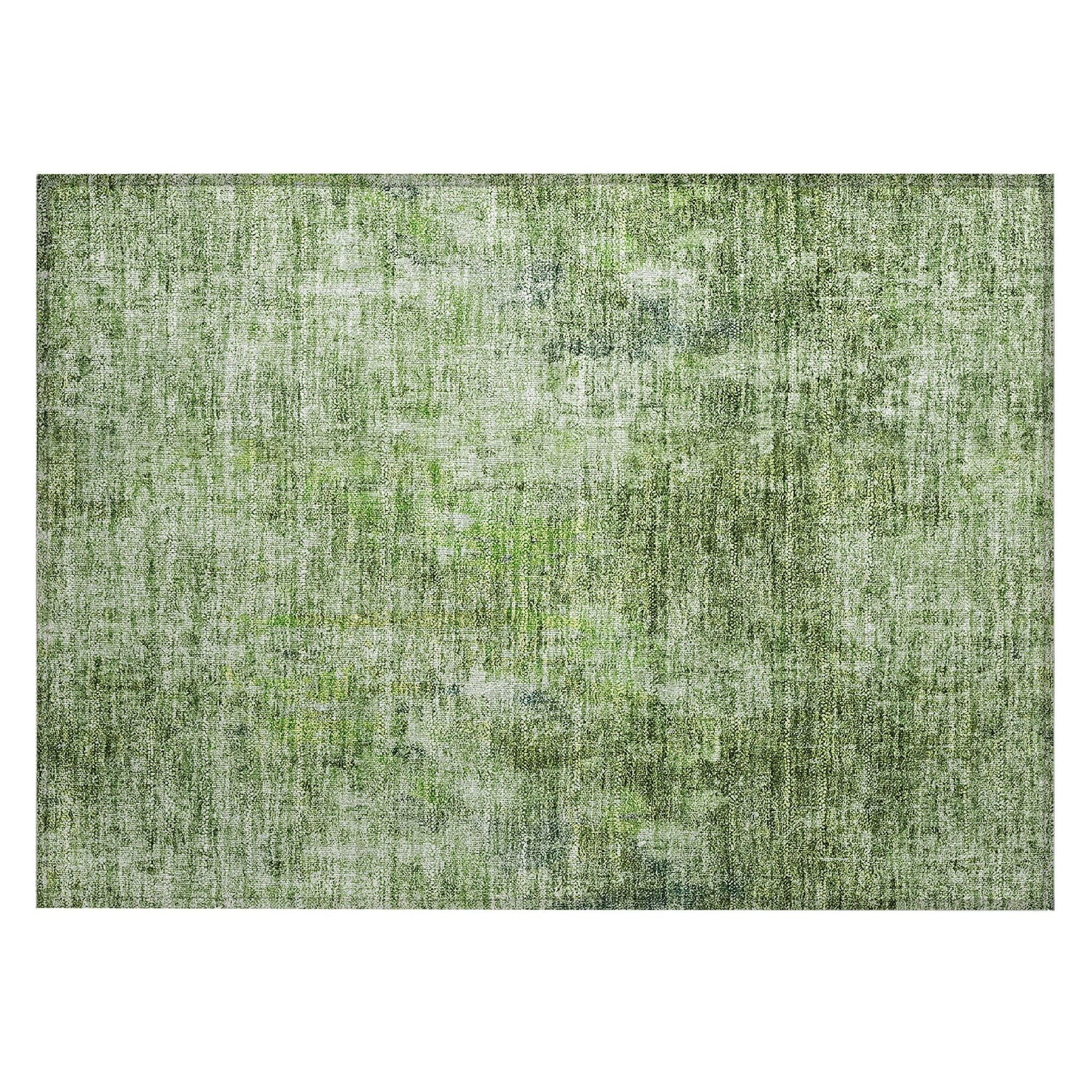 Machine Made ACN656 Olive Green Rugs #color_olive green