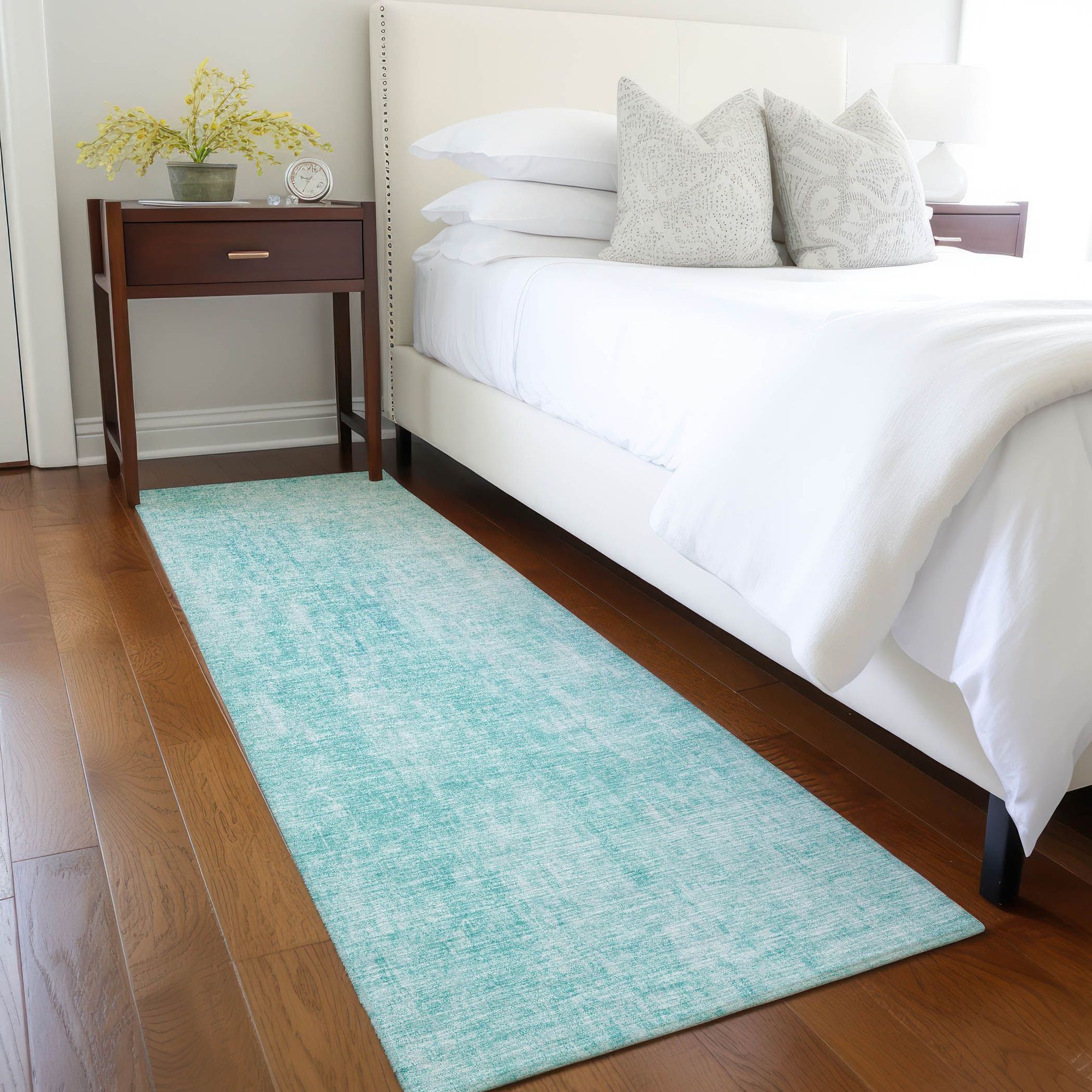 Machine Made ACN656 Teal  Rugs #color_teal 