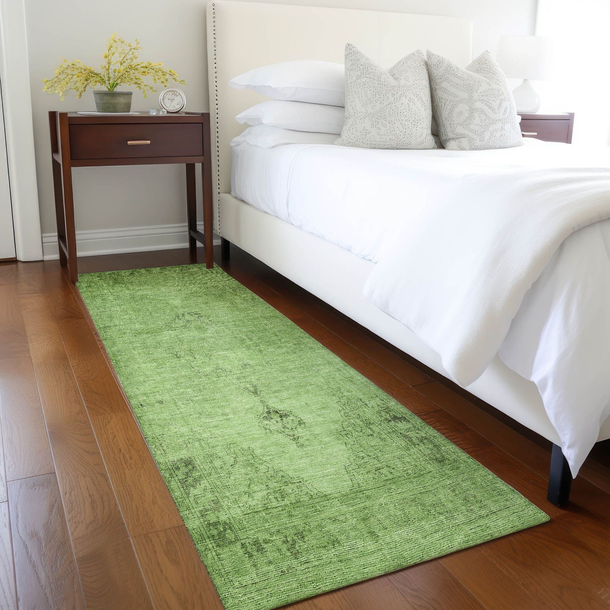 Machine Made ACN658 Aloe Green Rugs #color_aloe green