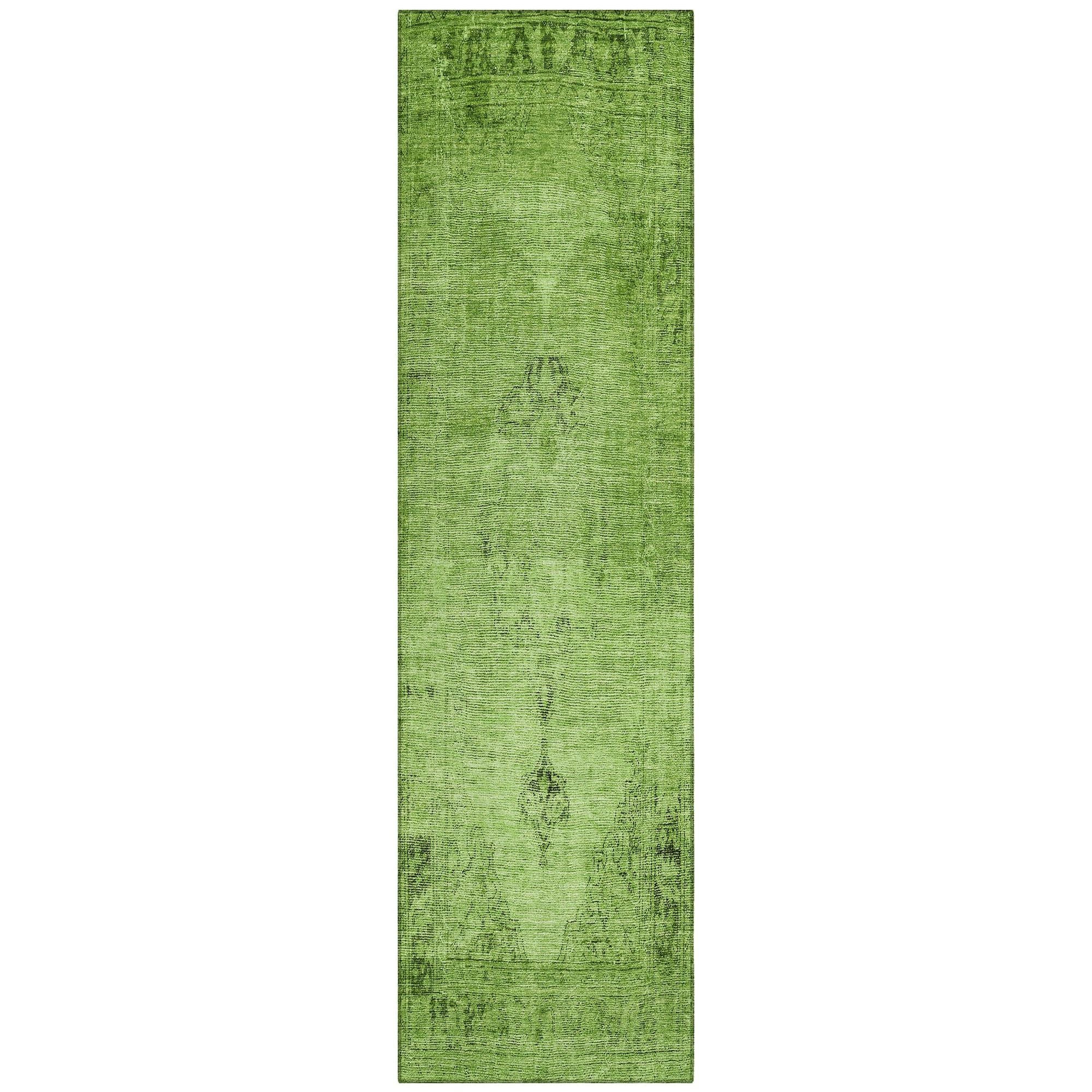 Machine Made ACN658 Aloe Green Rugs #color_aloe green