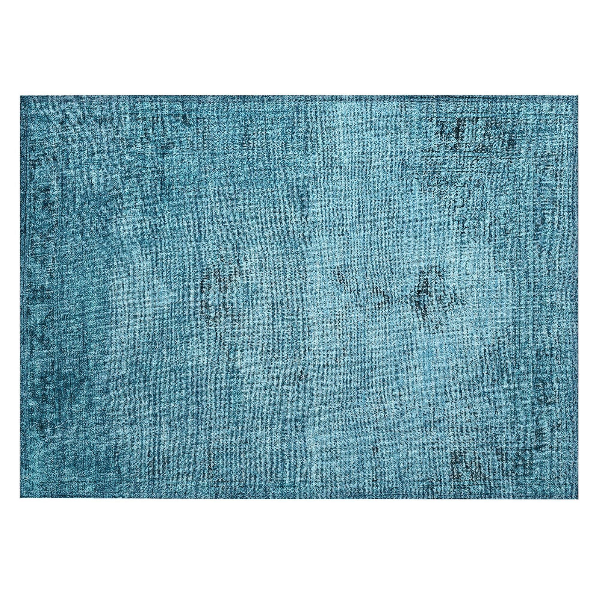 Machine Made ACN658 Blue  Rugs #color_blue 