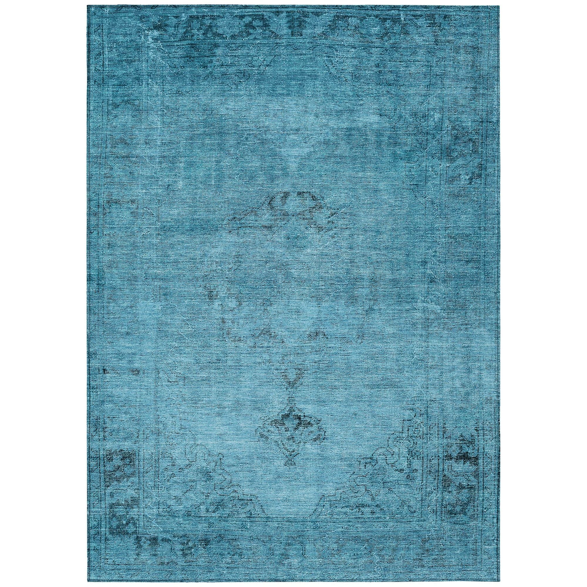 Machine Made ACN658 Blue  Rugs #color_blue 