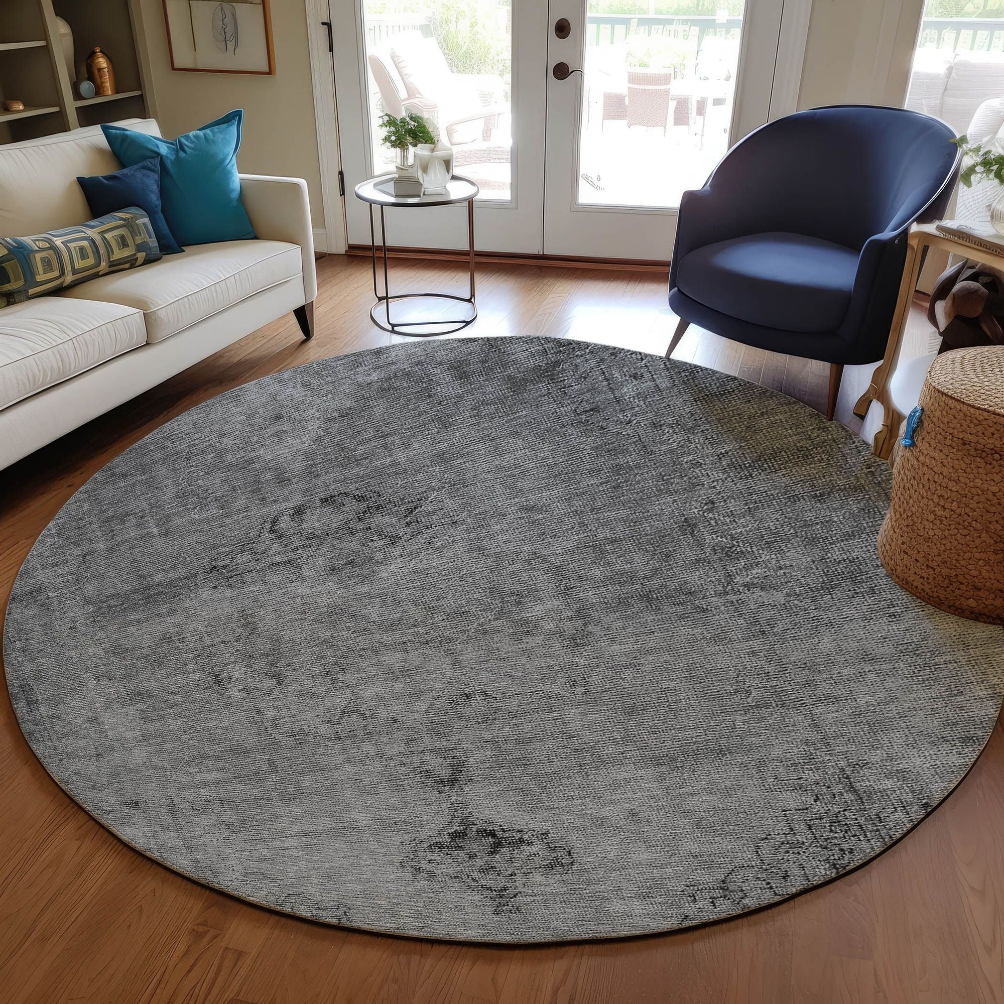 Machine Made ACN658 Gray  Rugs #color_gray 