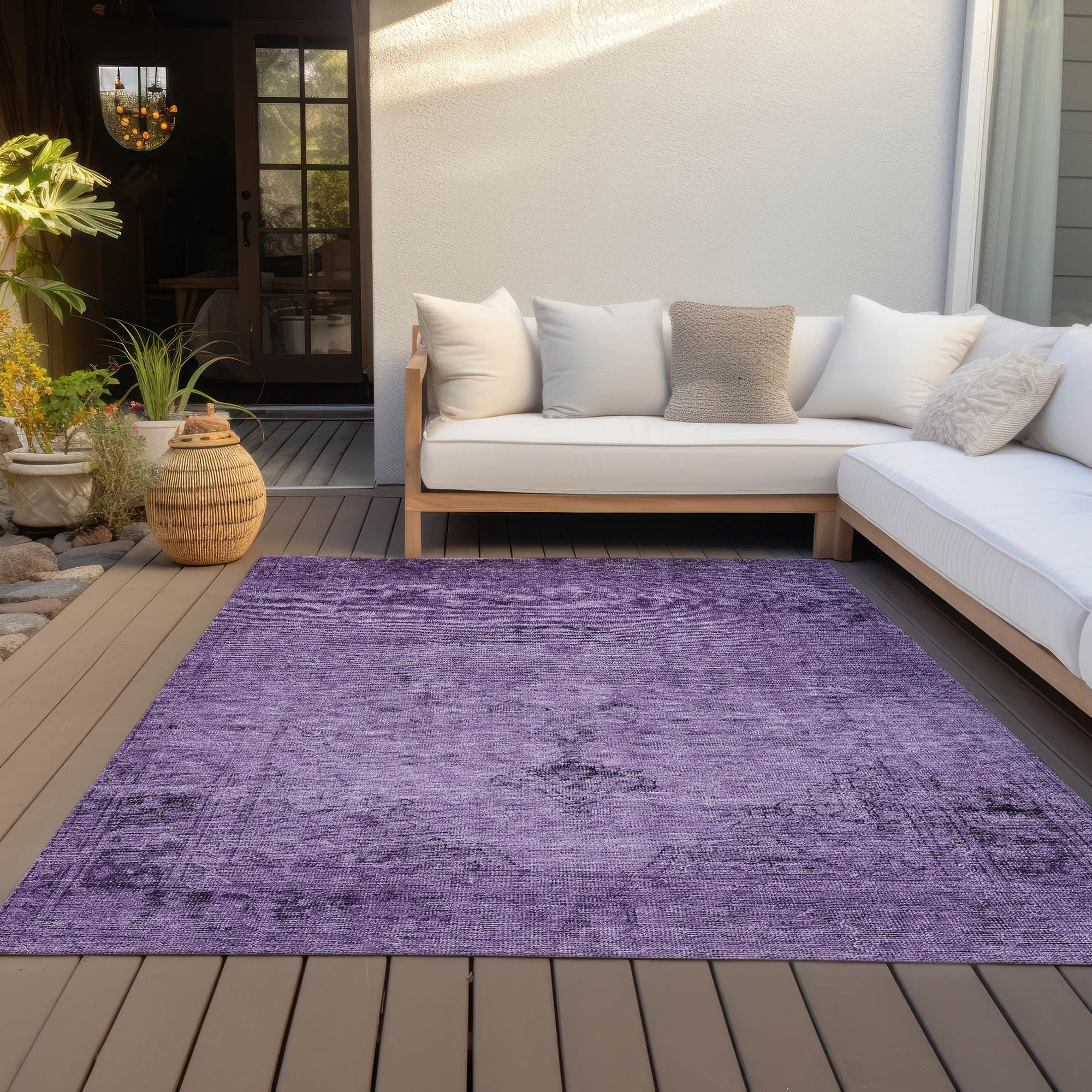 Machine Made ACN658 Purple  Rugs #color_purple 