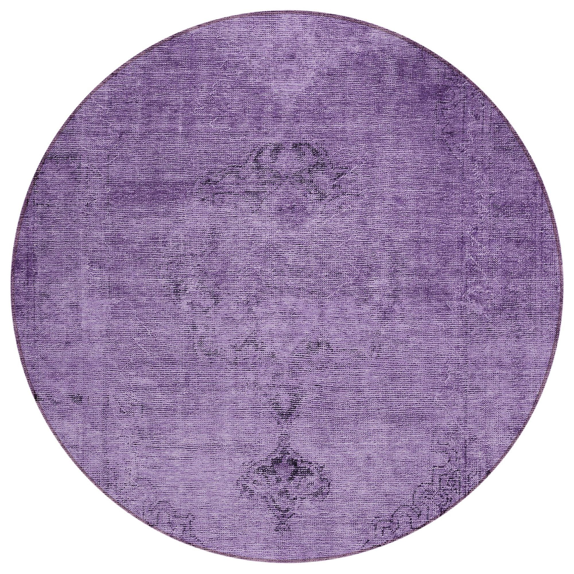 Machine Made ACN658 Purple  Rugs #color_purple 