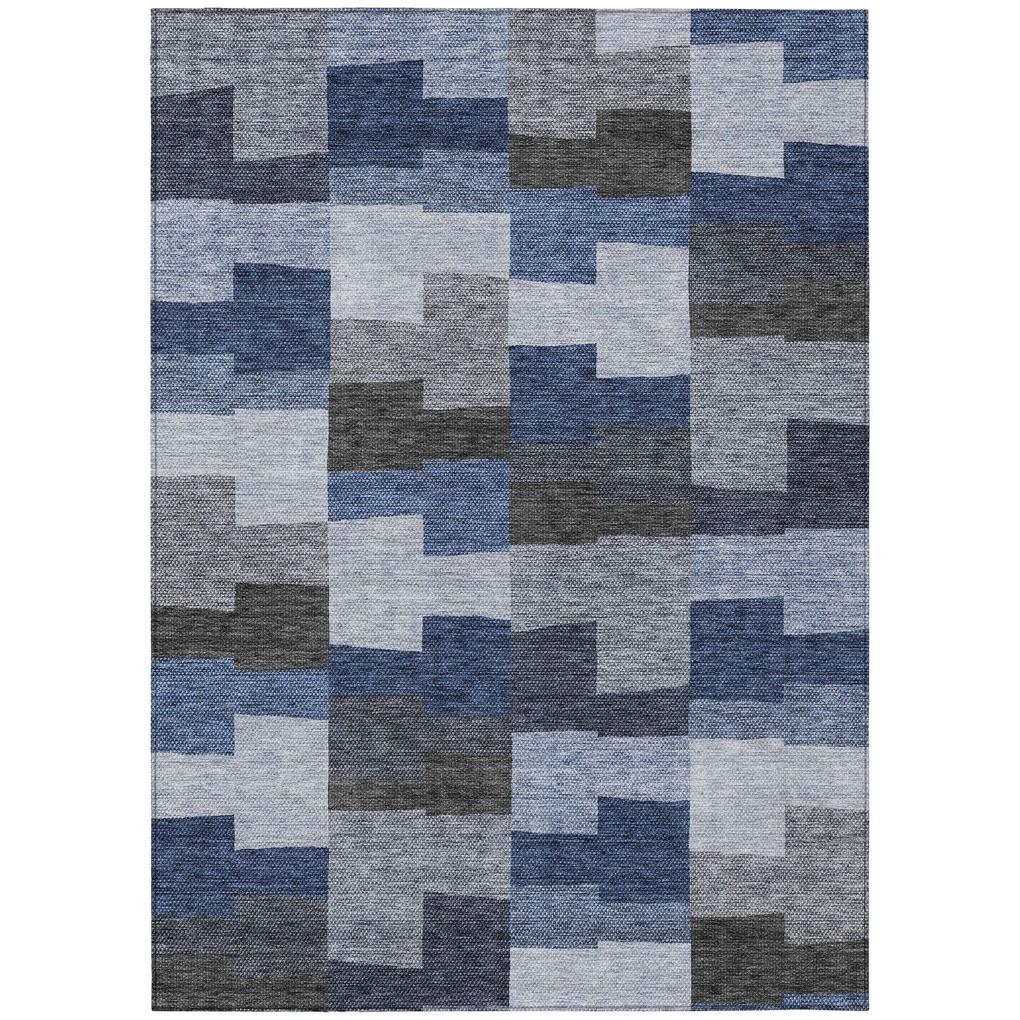 Machine Made ACN659 Blue  Rugs #color_blue 