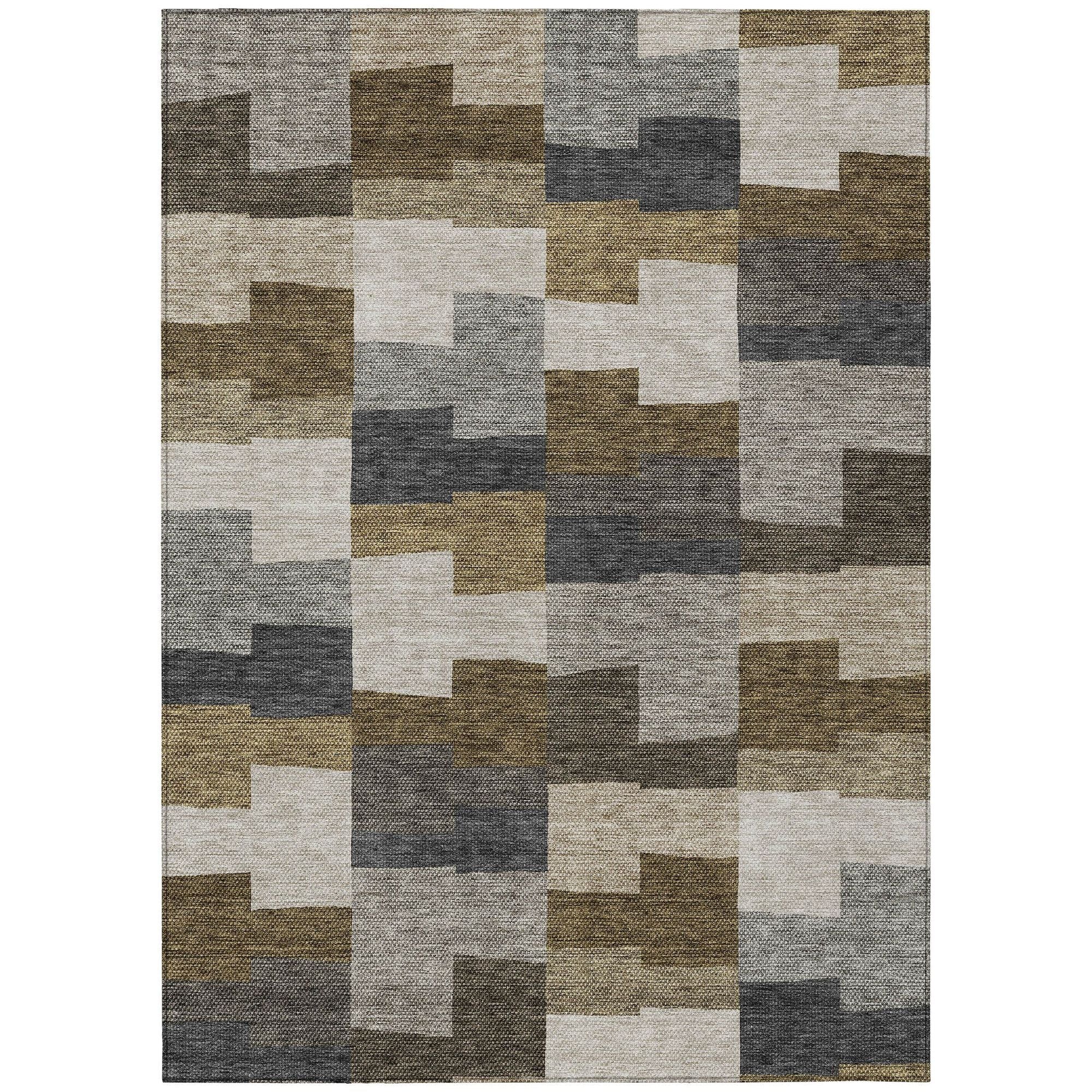 Machine Made ACN659 Brown  Rugs #color_brown 