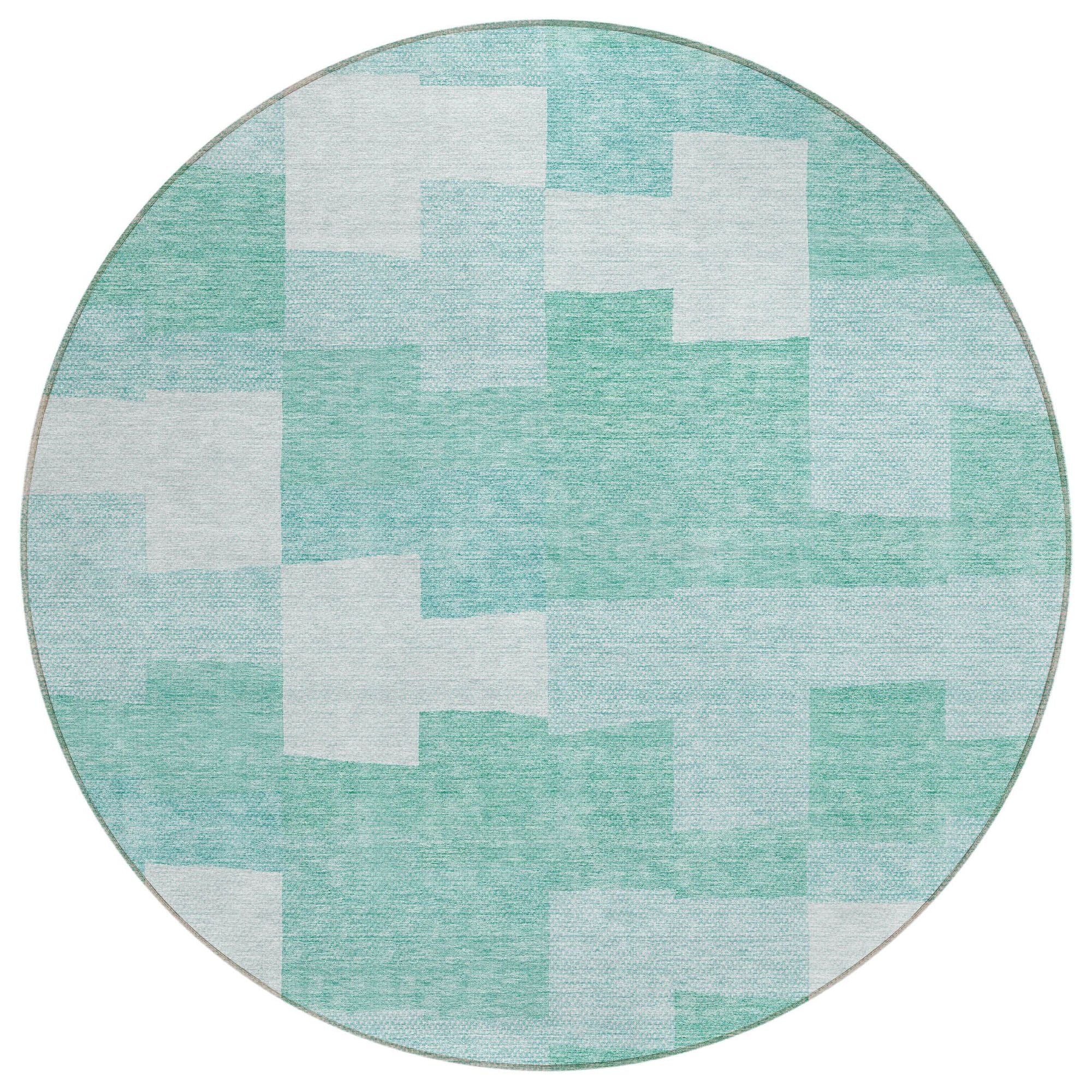 Machine Made ACN659 Teal  Rugs #color_teal 