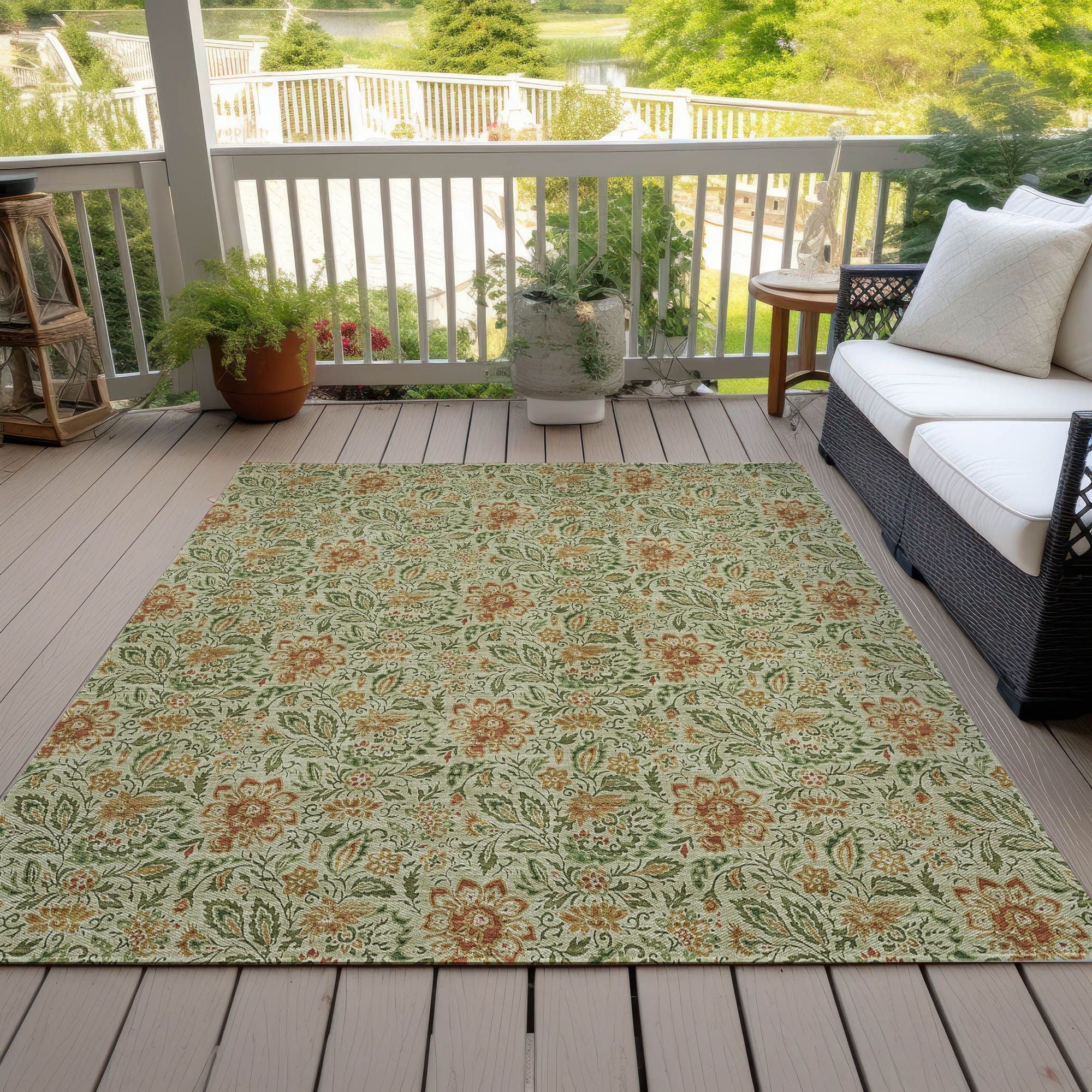 Machine Made ACN660 Aloe Green Rugs #color_aloe green