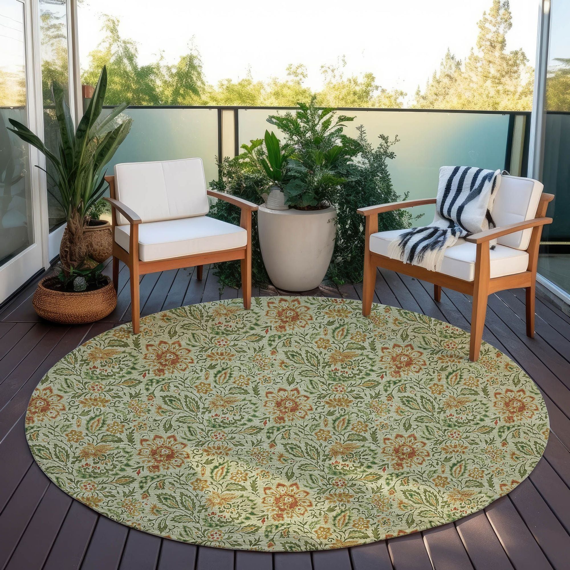 Machine Made ACN660 Aloe Green Rugs #color_aloe green