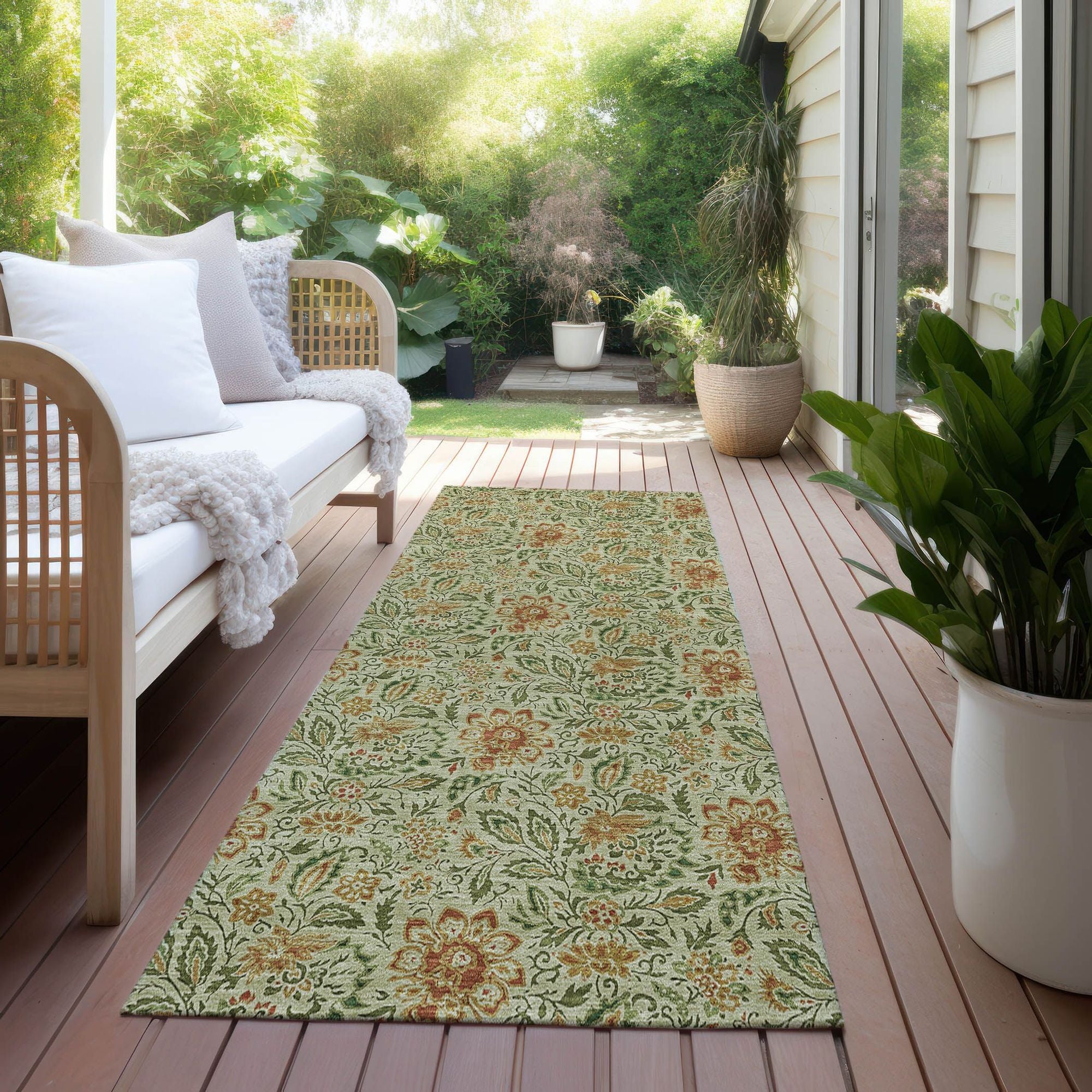 Machine Made ACN660 Aloe Green Rugs #color_aloe green