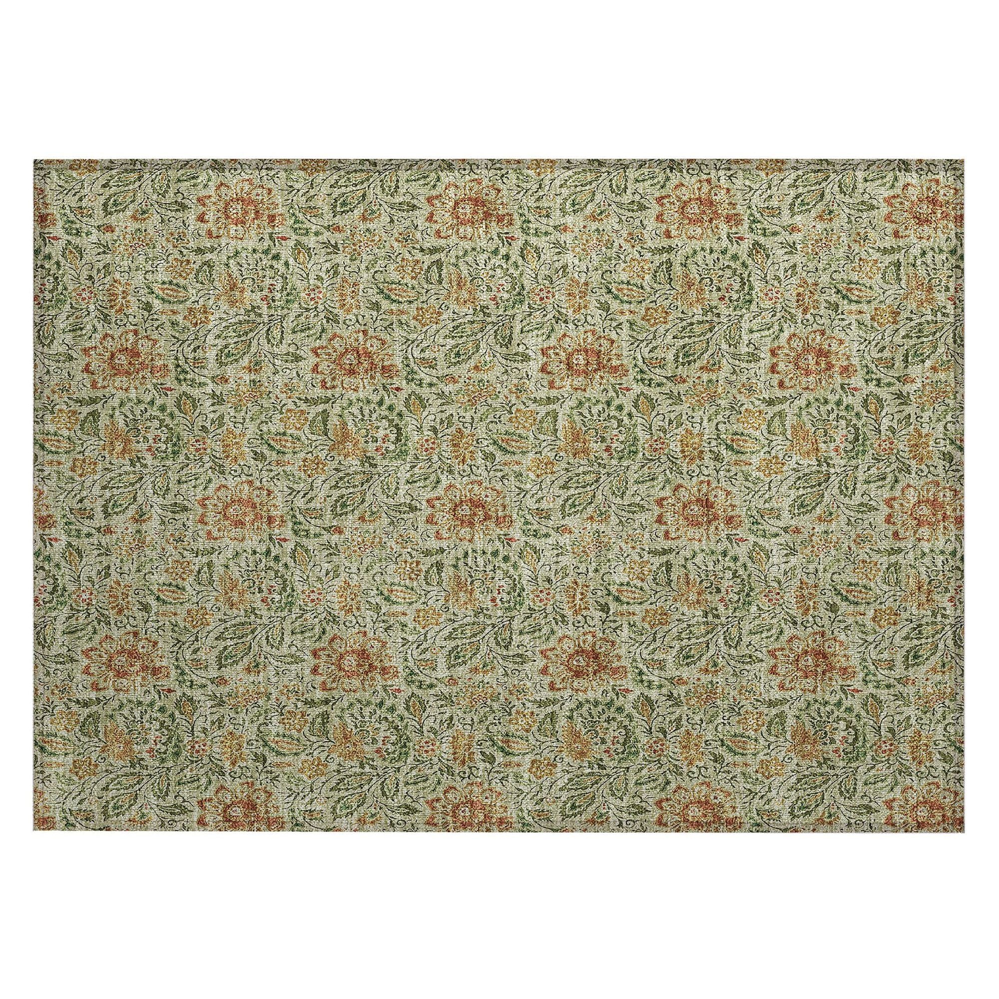 Machine Made ACN660 Aloe Green Rugs #color_aloe green