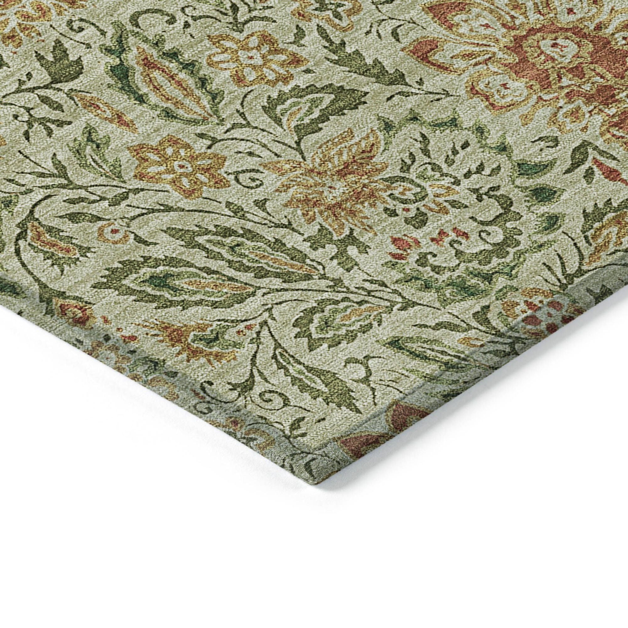 Machine Made ACN660 Aloe Green Rugs #color_aloe green