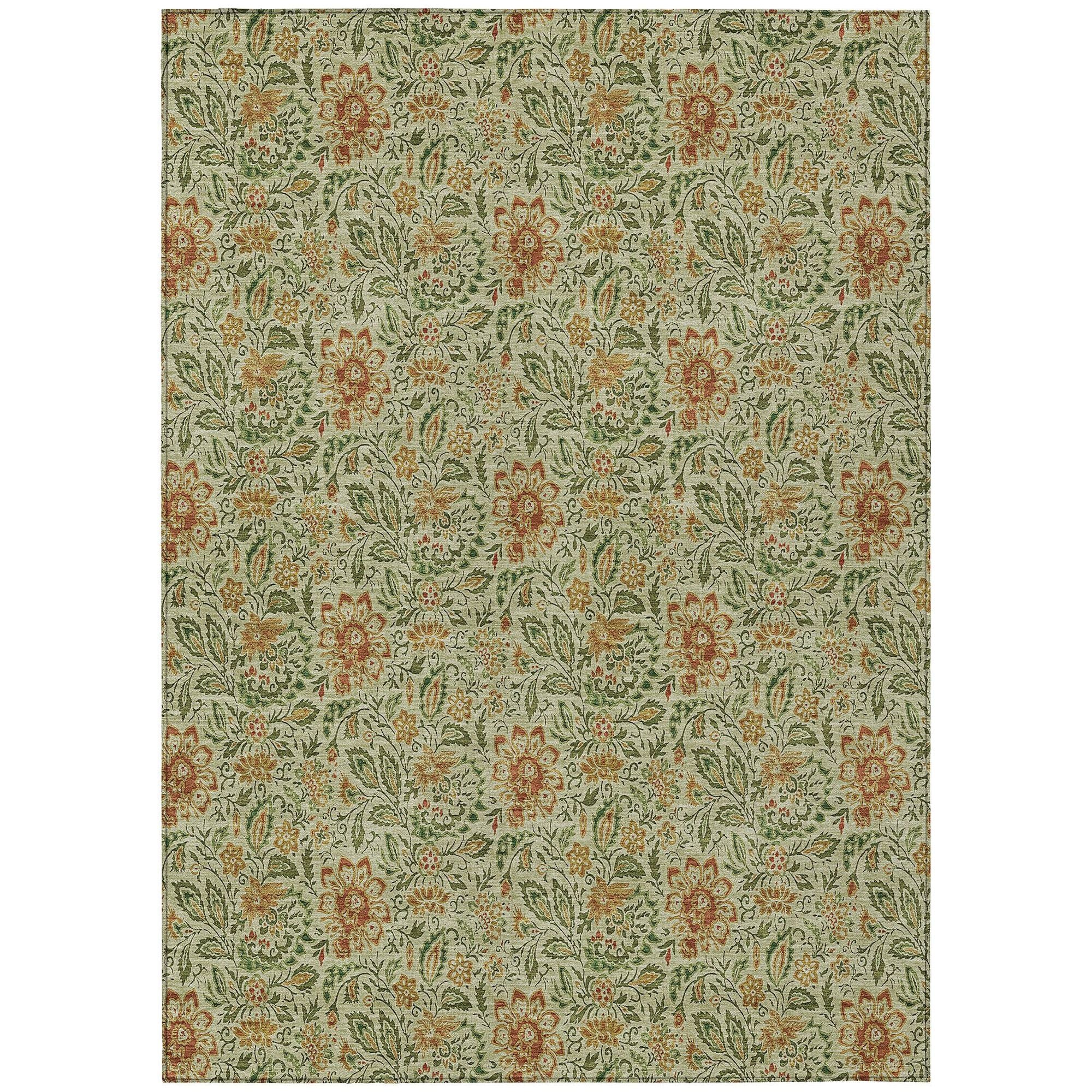 Machine Made ACN660 Aloe Green Rugs #color_aloe green