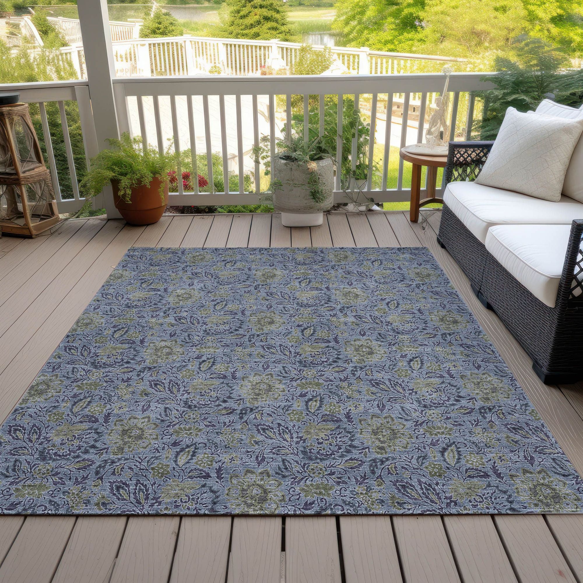 Machine Made ACN660 Denim Blue Rugs #color_denim blue