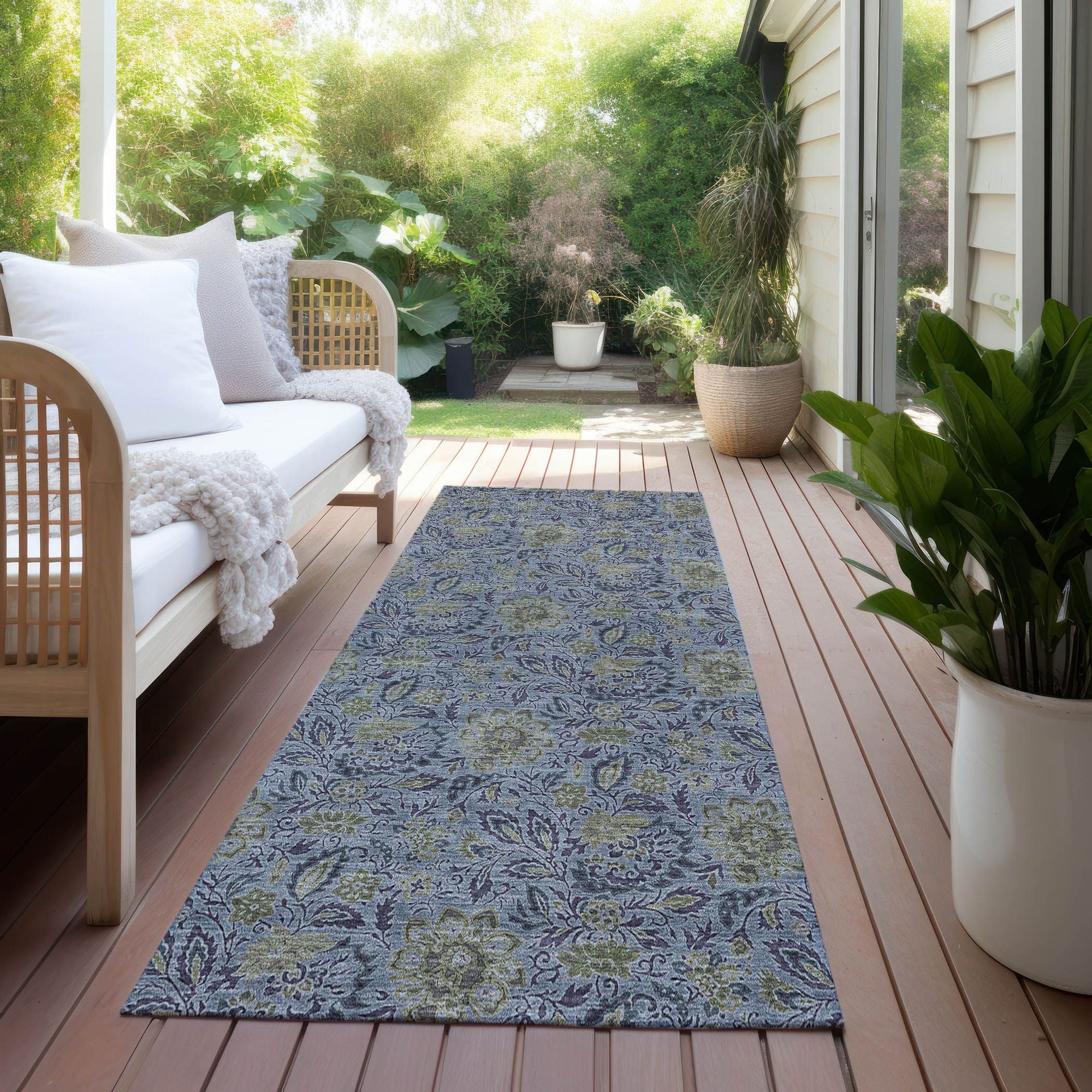 Machine Made ACN660 Denim Blue Rugs #color_denim blue