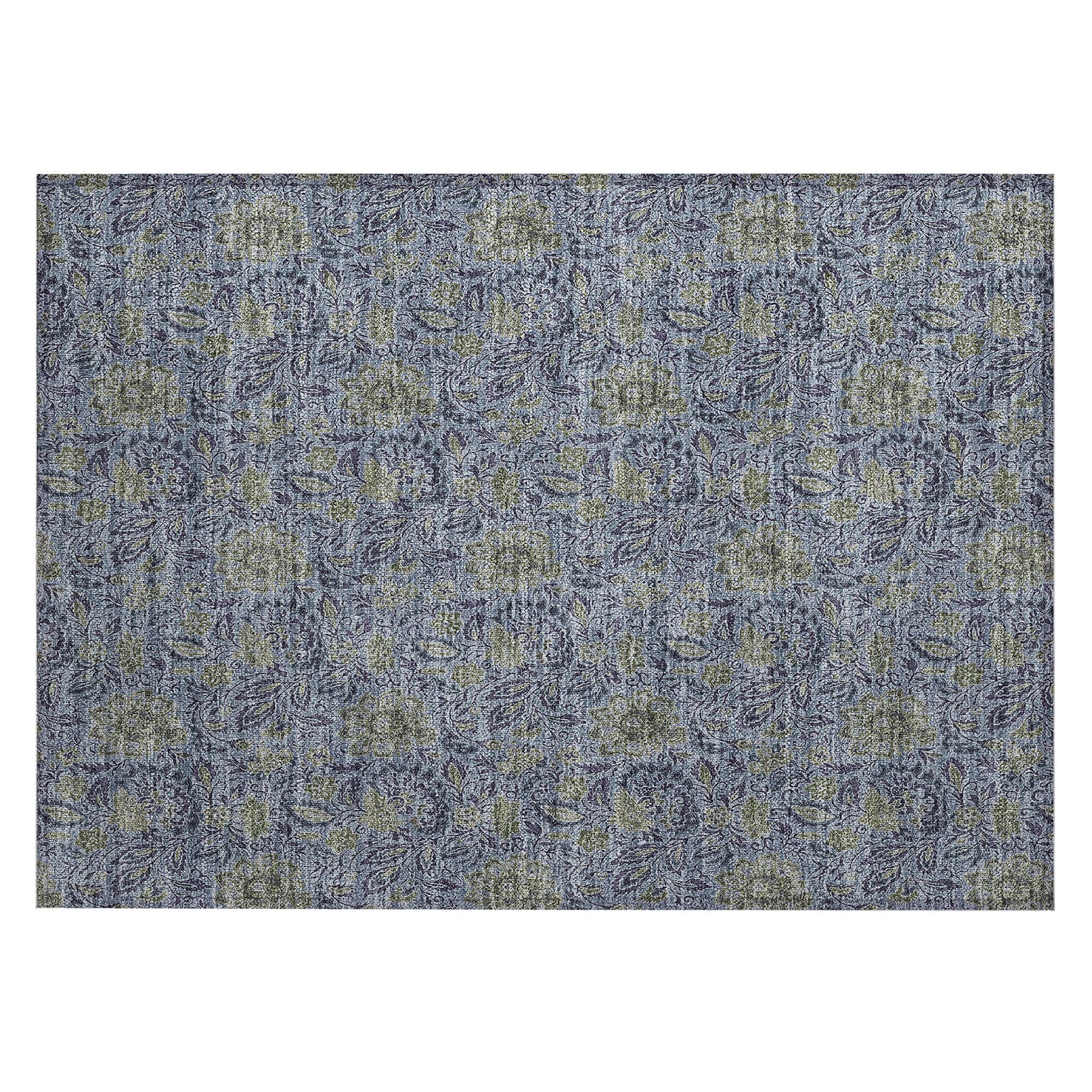 Machine Made ACN660 Denim Blue Rugs #color_denim blue