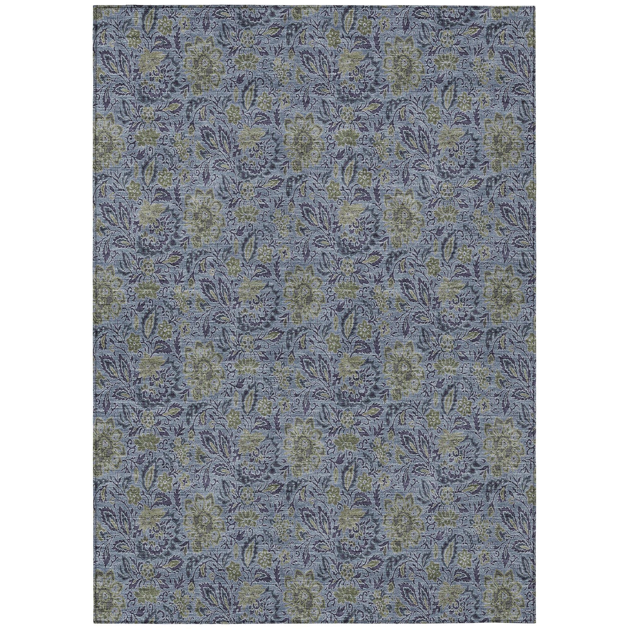 Machine Made ACN660 Denim Blue Rugs #color_denim blue