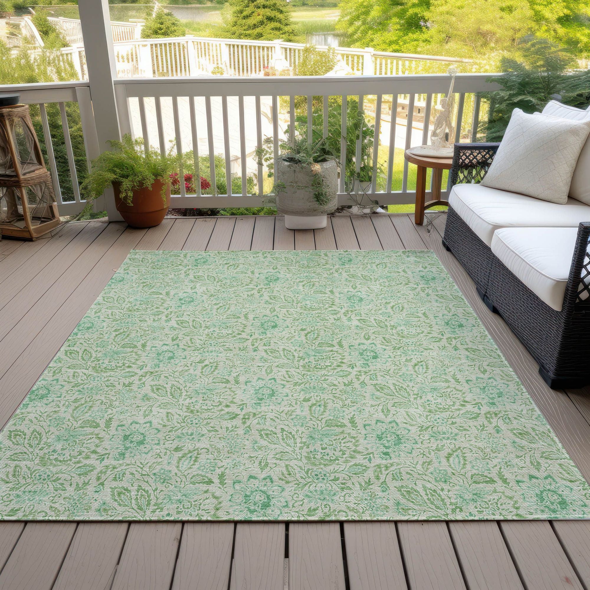 Machine Made ACN660 Sage Green Rugs #color_sage green