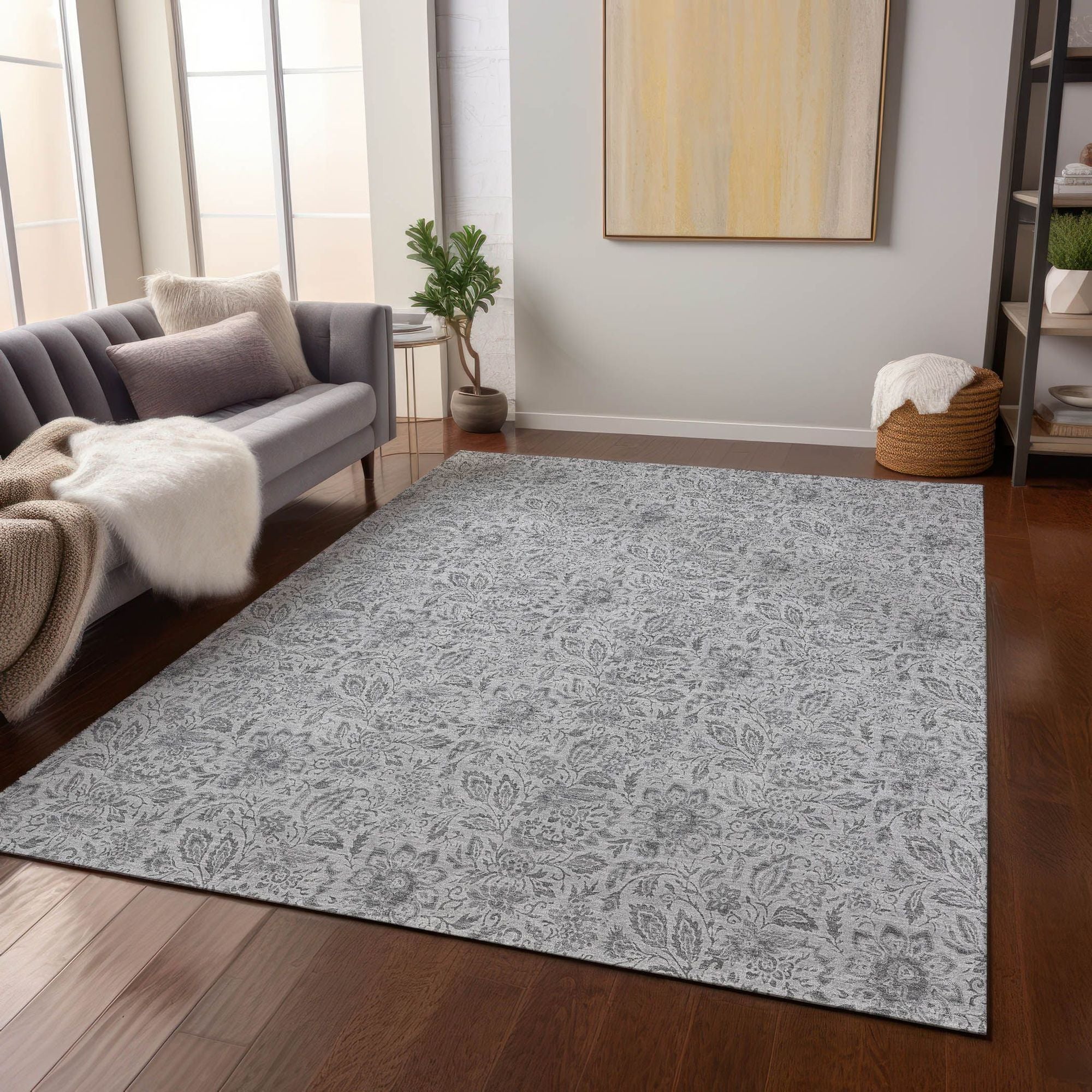 Machine Made ACN660 Silver Gray Rugs #color_silver gray