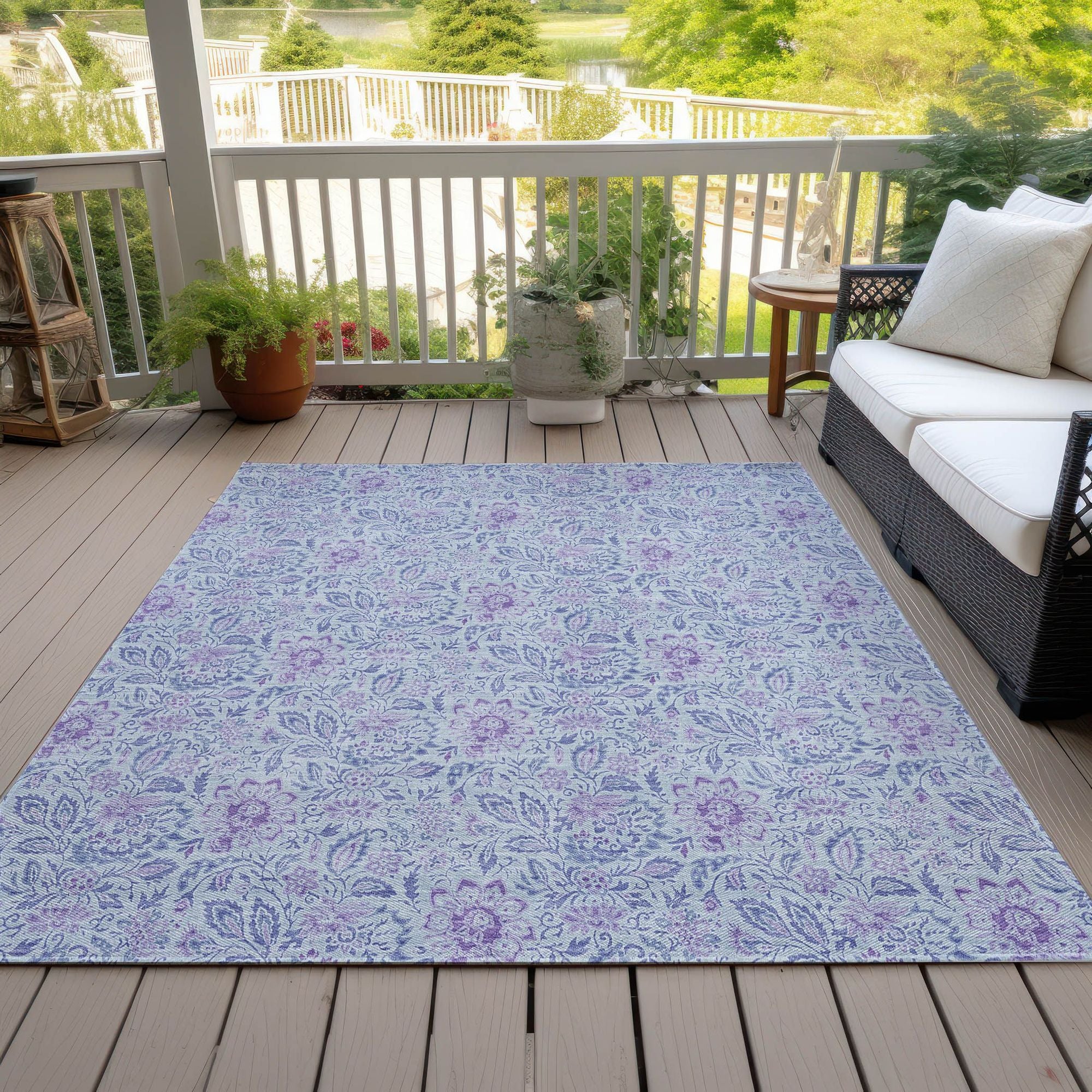 Machine Made ACN660 Sky Blue Rugs #color_sky blue