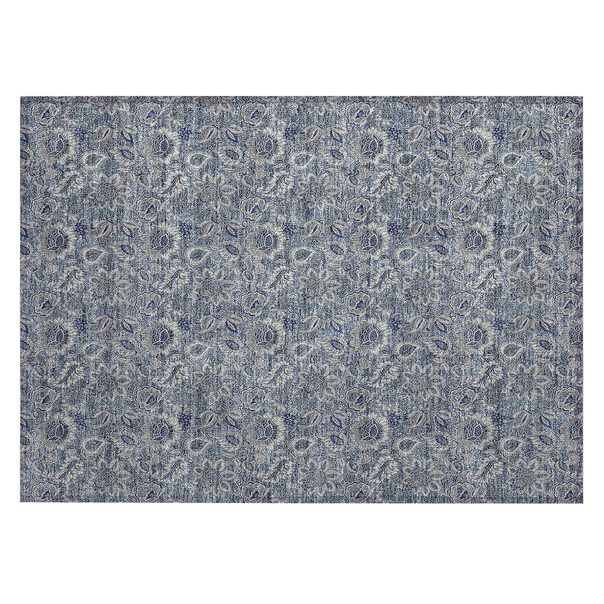 Machine Made ACN661 Blue  Rugs #color_blue 