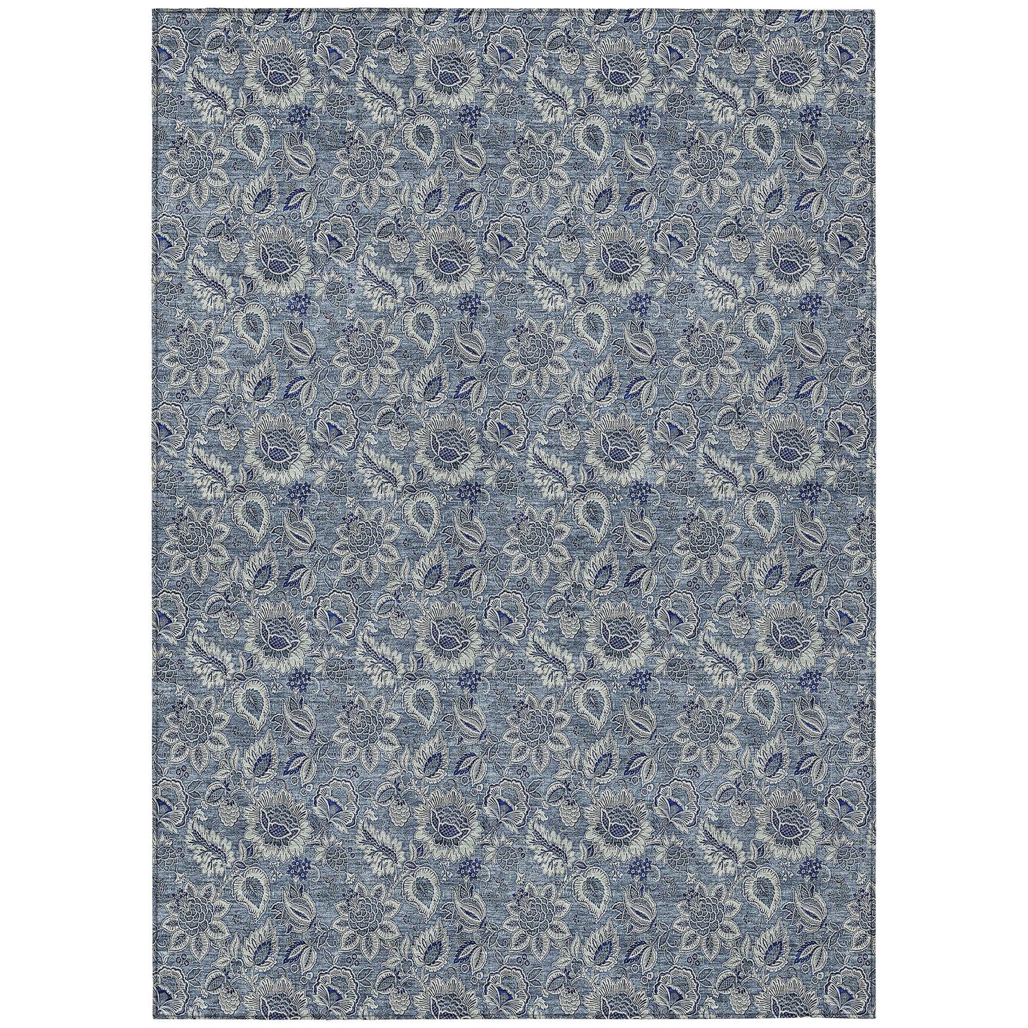 Machine Made ACN661 Blue  Rugs #color_blue 