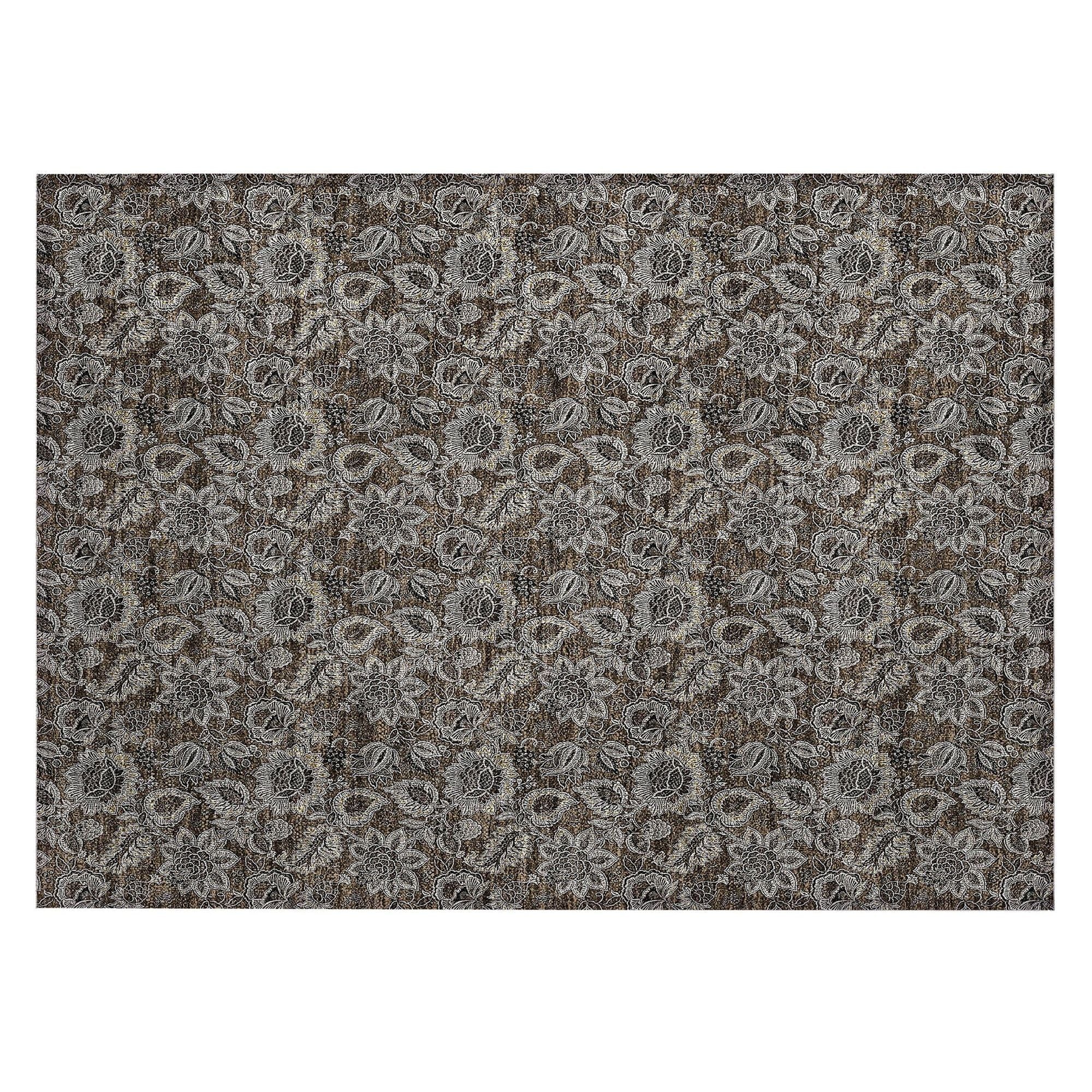 Machine Made ACN661 Chocolate Brown Rugs #color_chocolate brown