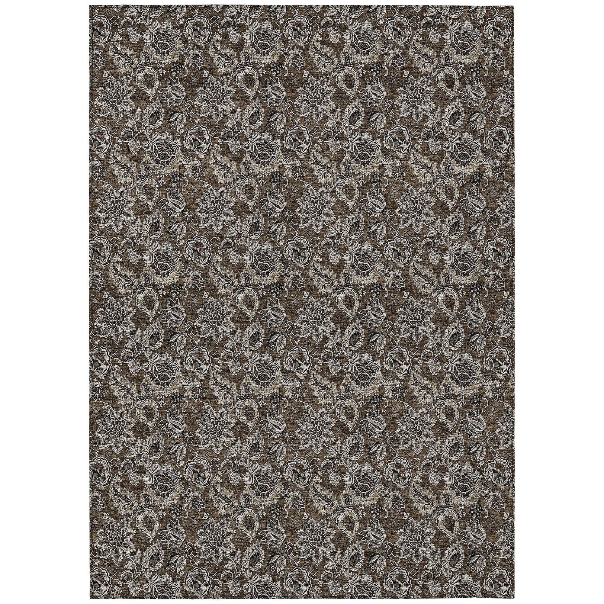 Machine Made ACN661 Chocolate Brown Rugs #color_chocolate brown