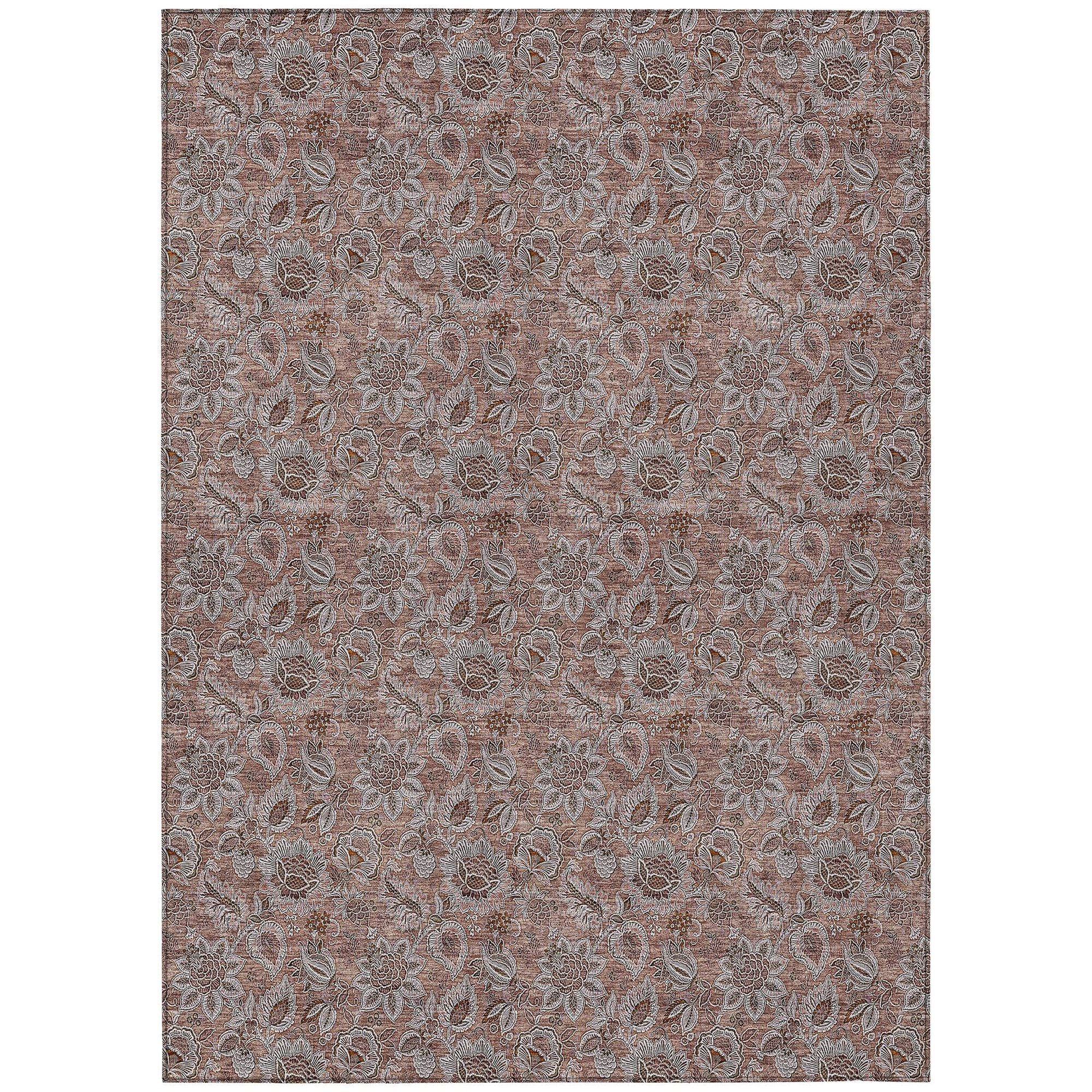 Machine Made ACN661 Copper Orange Rugs #color_copper orange