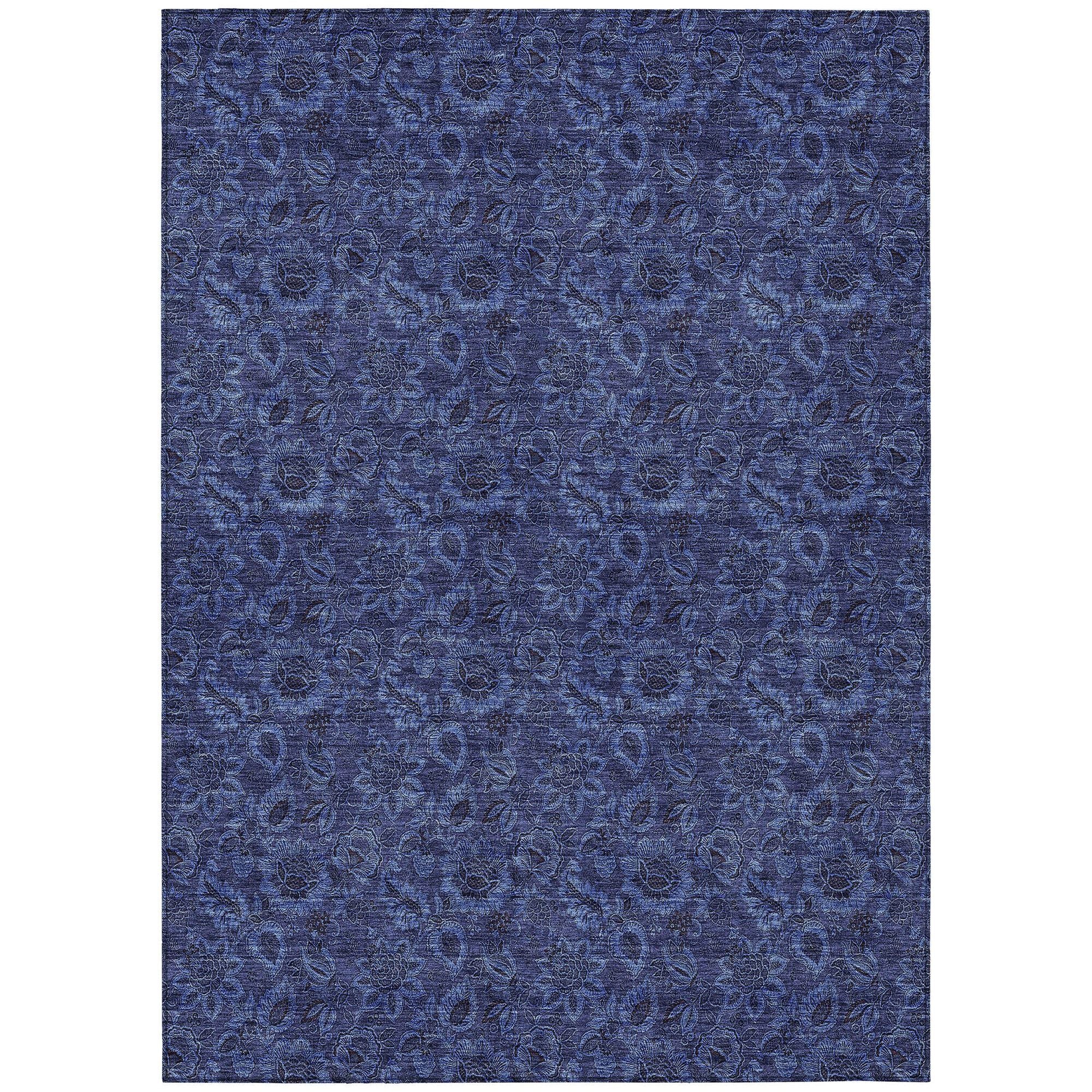 Machine Made ACN661 Navy Blue Rugs #color_navy blue