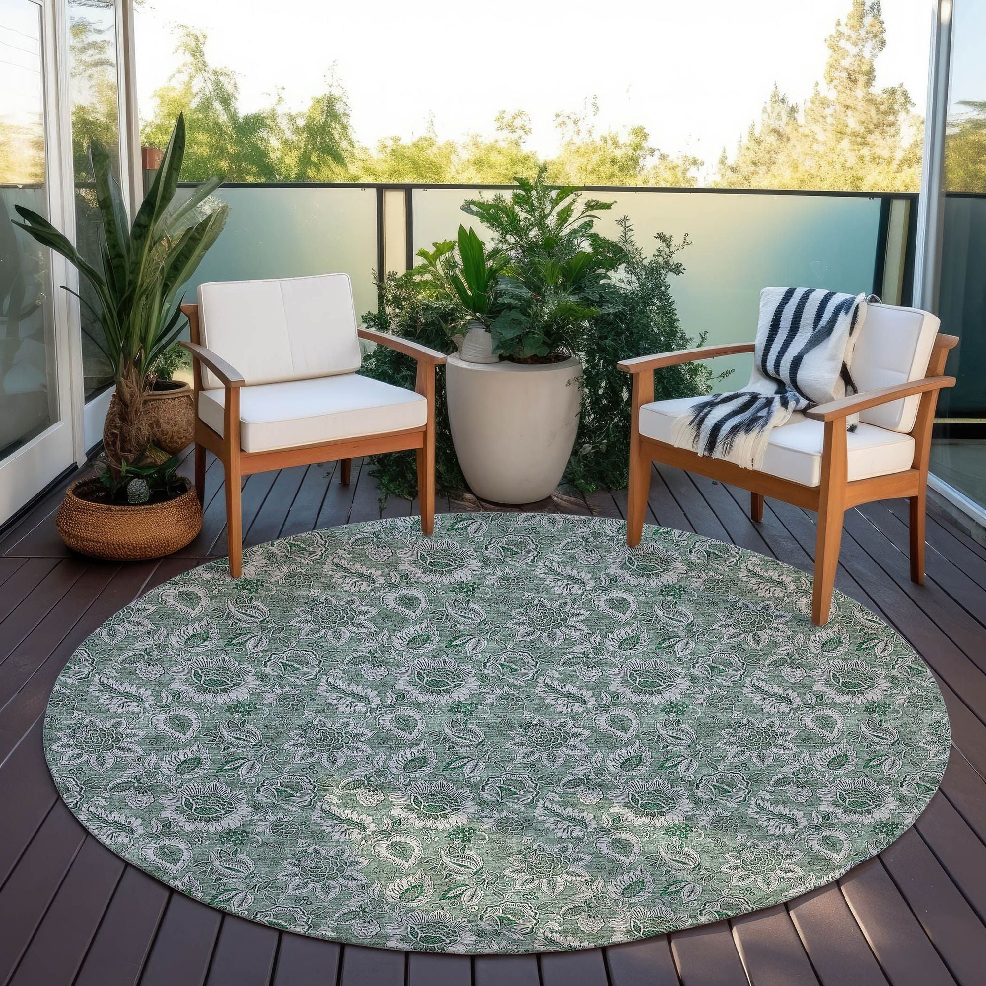 Machine Made ACN661 Sage Green Rugs #color_sage green