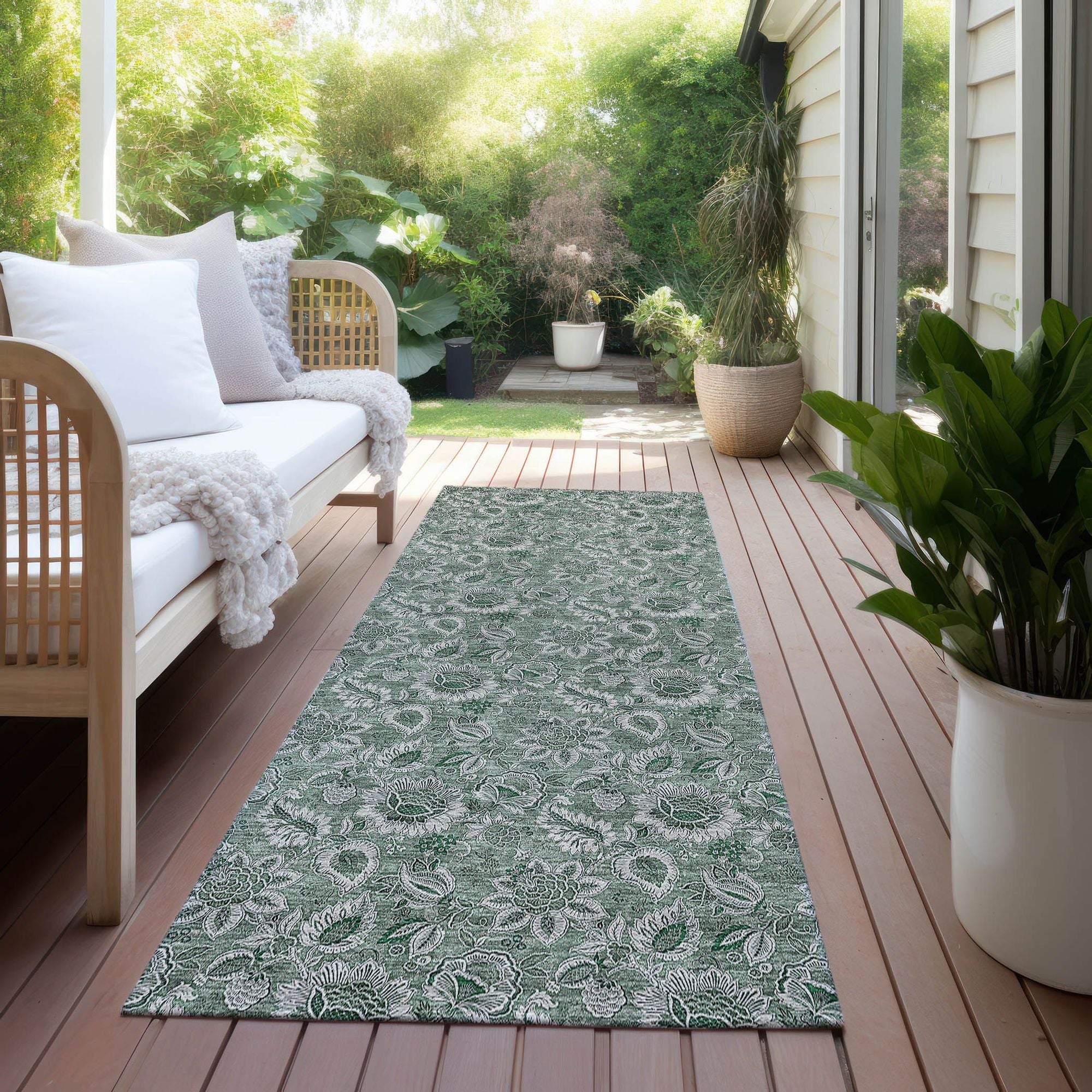 Machine Made ACN661 Sage Green Rugs #color_sage green