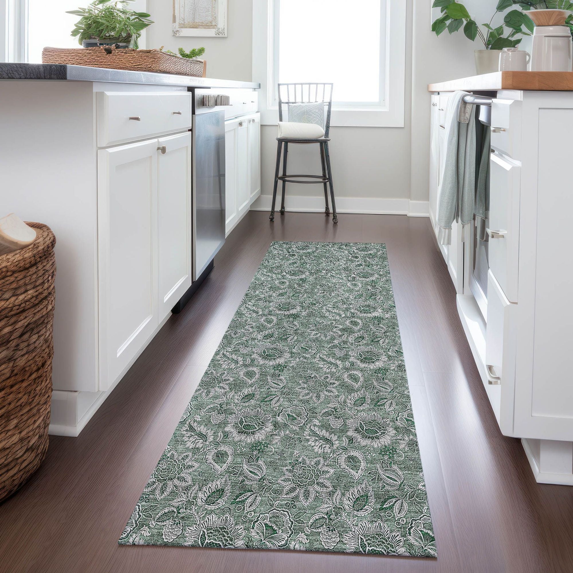 Machine Made ACN661 Sage Green Rugs #color_sage green