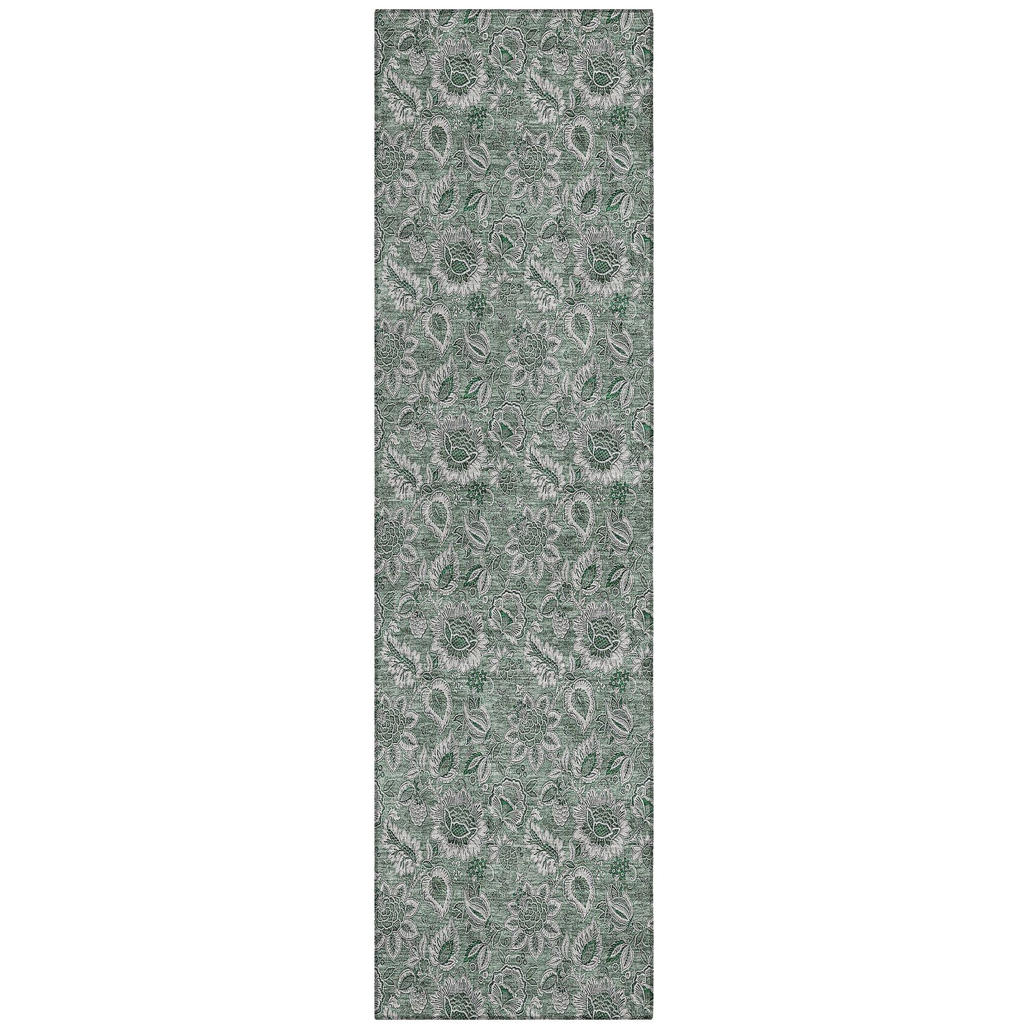 Machine Made ACN661 Sage Green Rugs #color_sage green