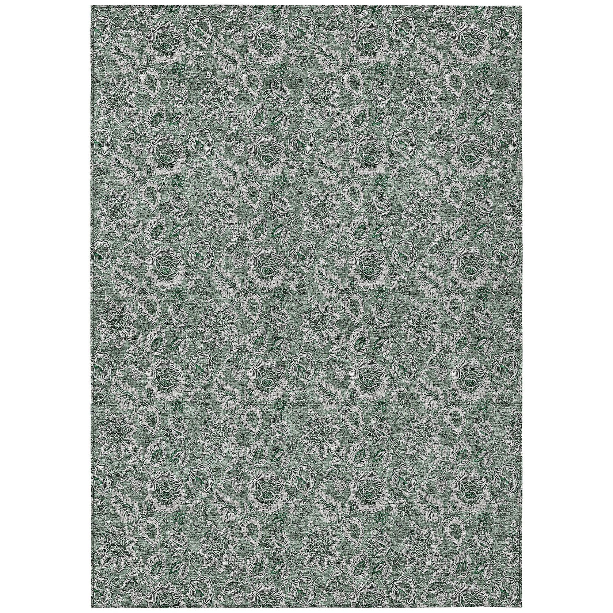 Machine Made ACN661 Sage Green Rugs #color_sage green