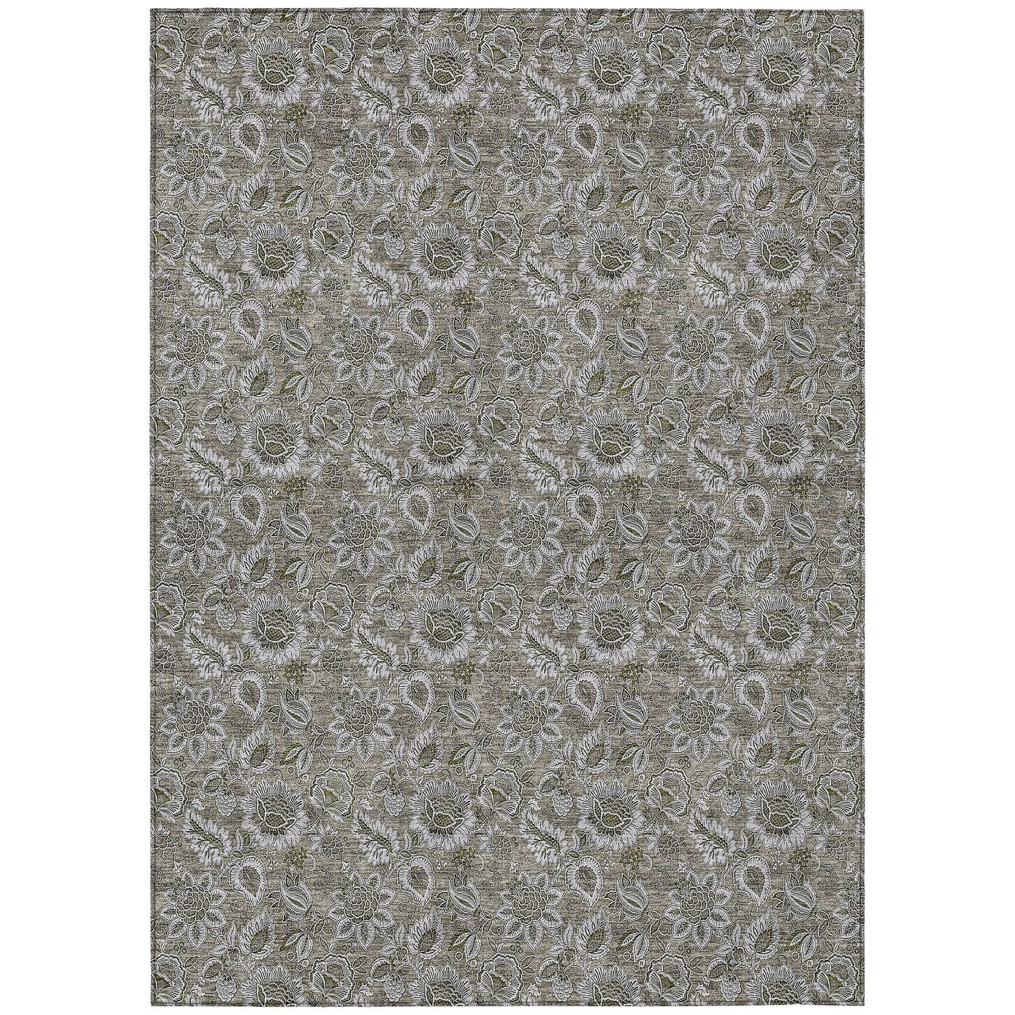 Machine Made ACN661 Taupe Brown Rugs #color_taupe brown