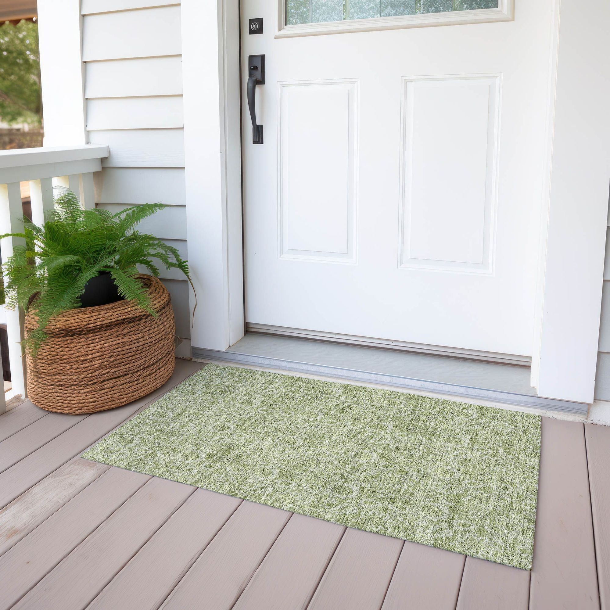 Machine Made ACN662 Aloe Green Rugs #color_aloe green