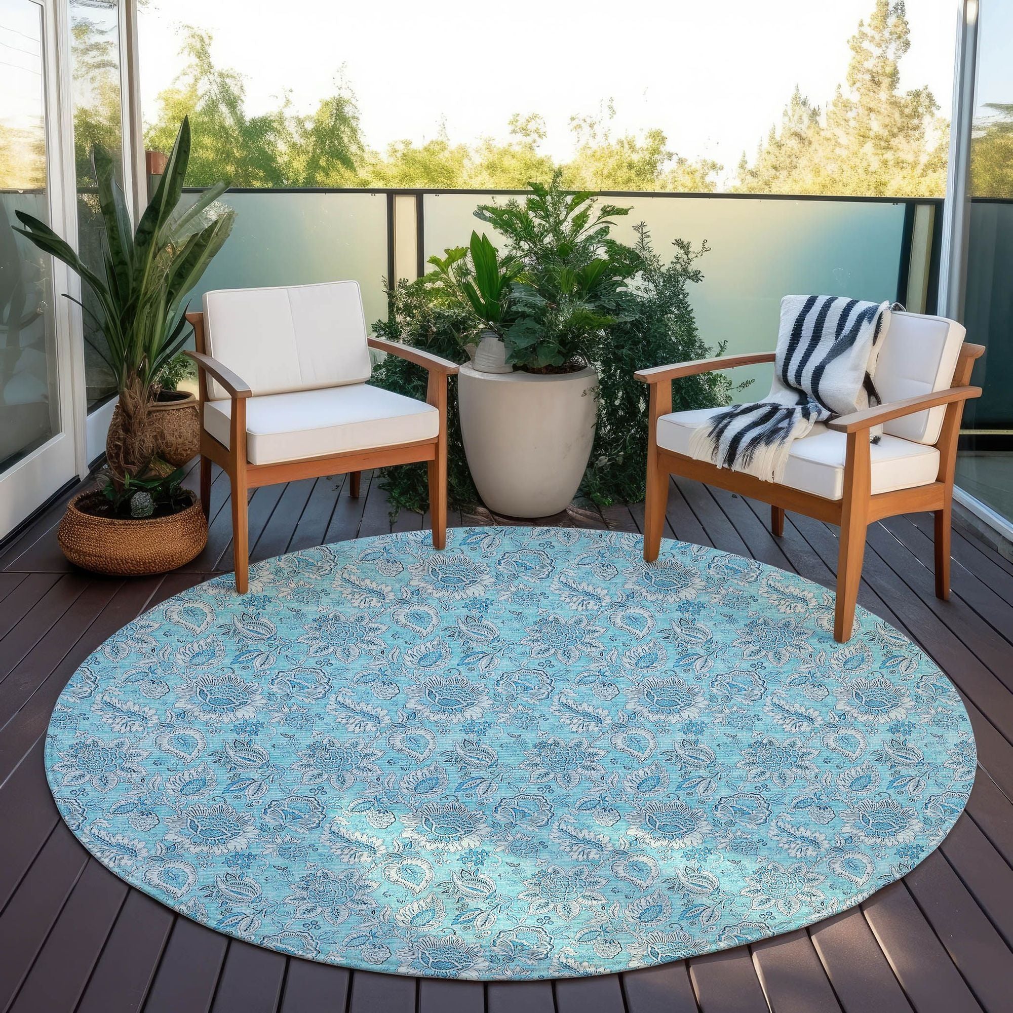 Machine Made ACN662 Aqua Teal Rugs #color_aqua teal