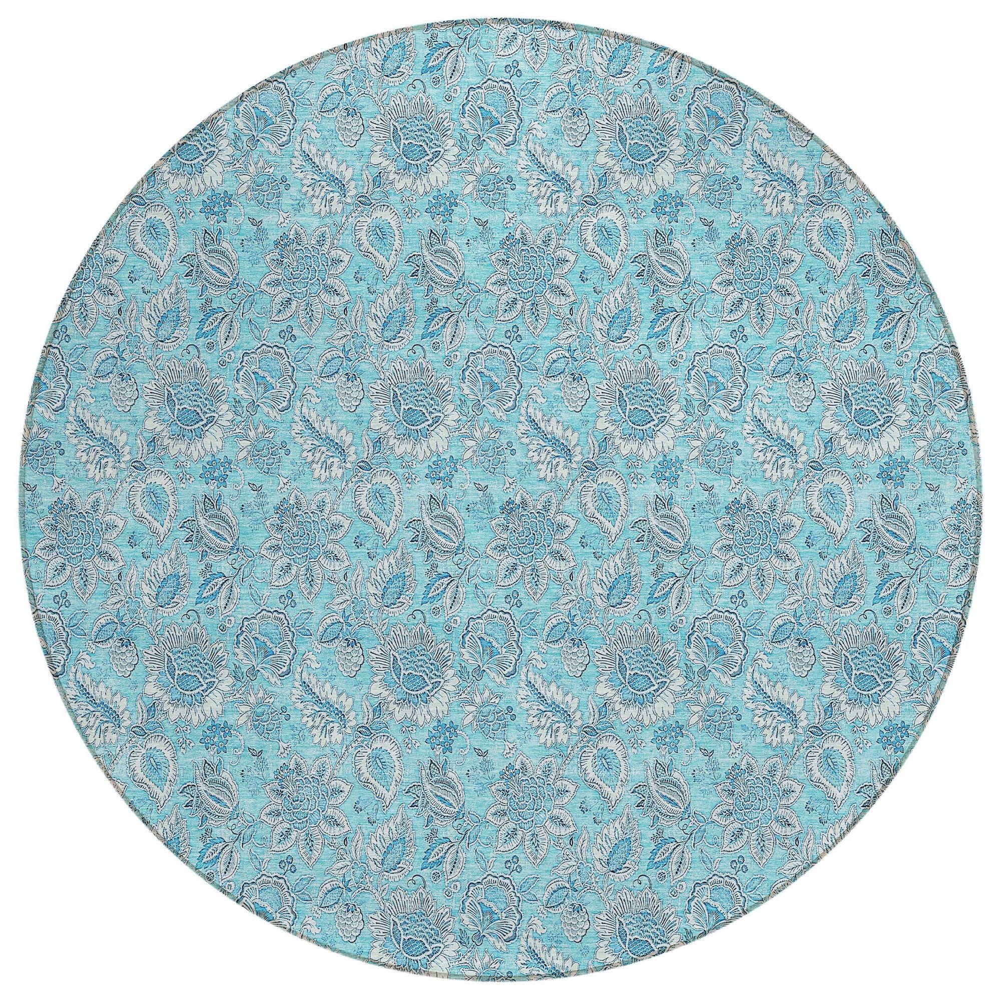 Machine Made ACN662 Aqua Teal Rugs #color_aqua teal