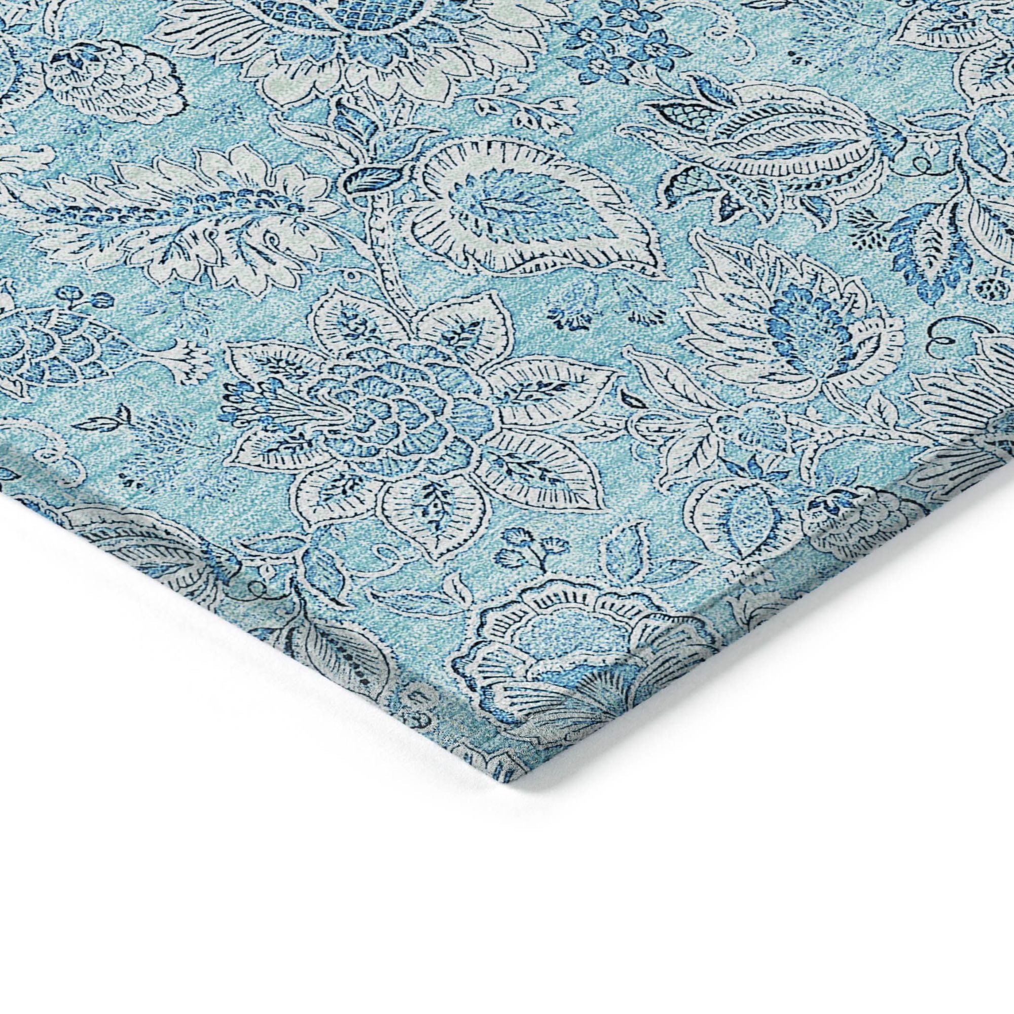 Machine Made ACN662 Aqua Teal Rugs #color_aqua teal